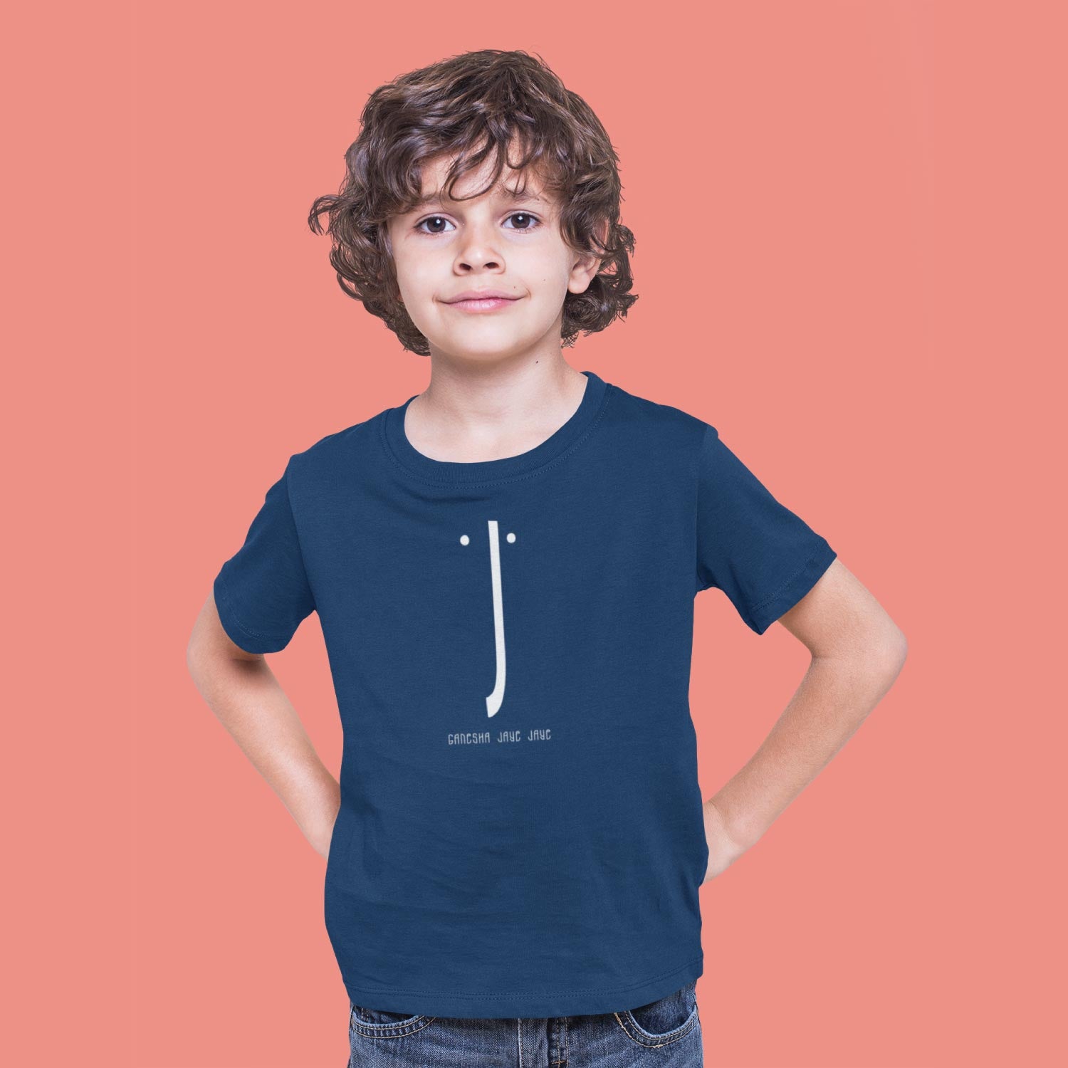 Ganesha Jaye Jaye Kids Cotton Tee Everyday Wear – Tantra Original Since 1997 – Shipping Globally!