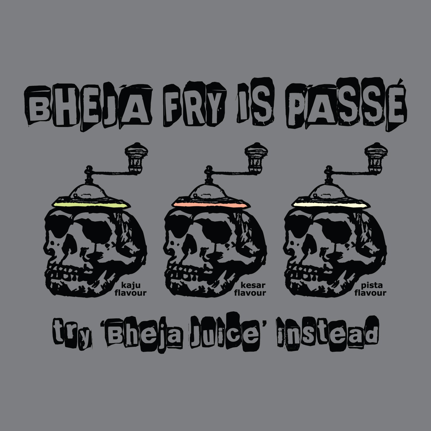 Bheja Fry Unisex Graphic Tee Premium Cotton, Casual Wear Tantra Original Since 1997 - Shipping Globally!