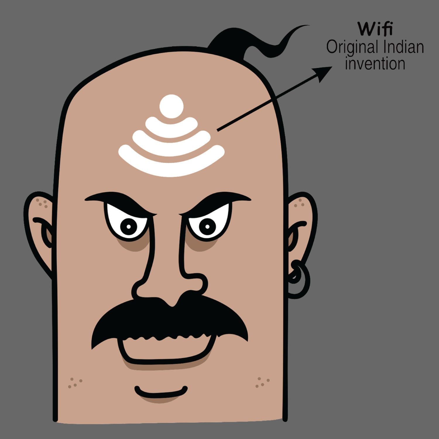 WiFi India Men's Graphic Print Cotton T-Shirt Everyday Comfort Wear Original Since 1997 Shipping Globally