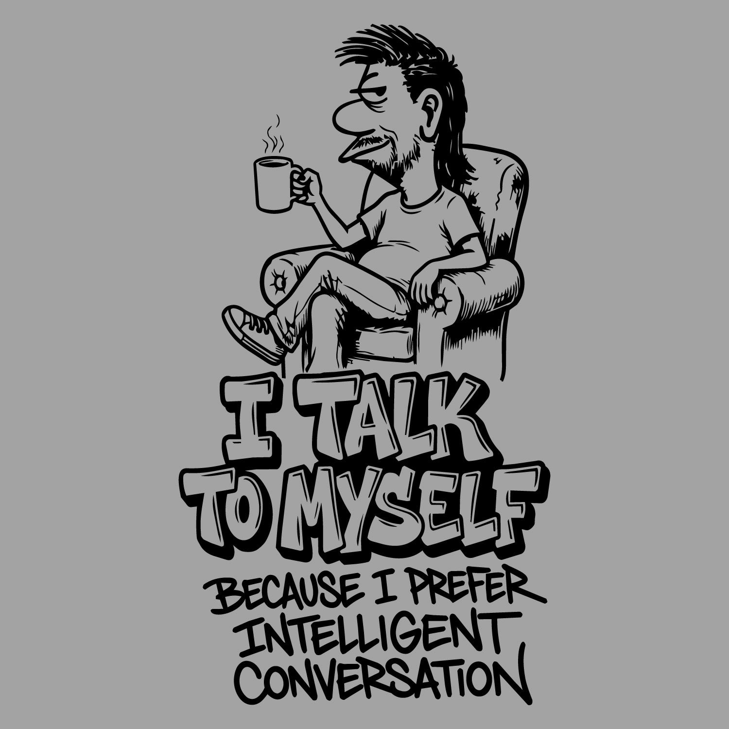 Talk to Myself Men's Cotton T-Shirt Regular Fit Casual Wear Original Since 1997 Shipping Globally