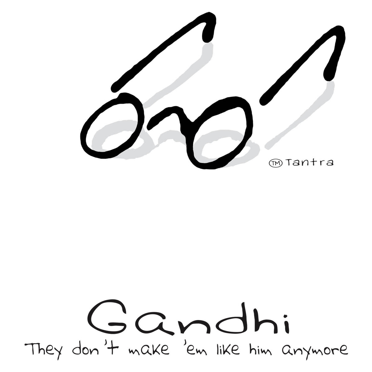 "Gandhi" Graphic Printed T-Shirt | Tantra T-Shirts