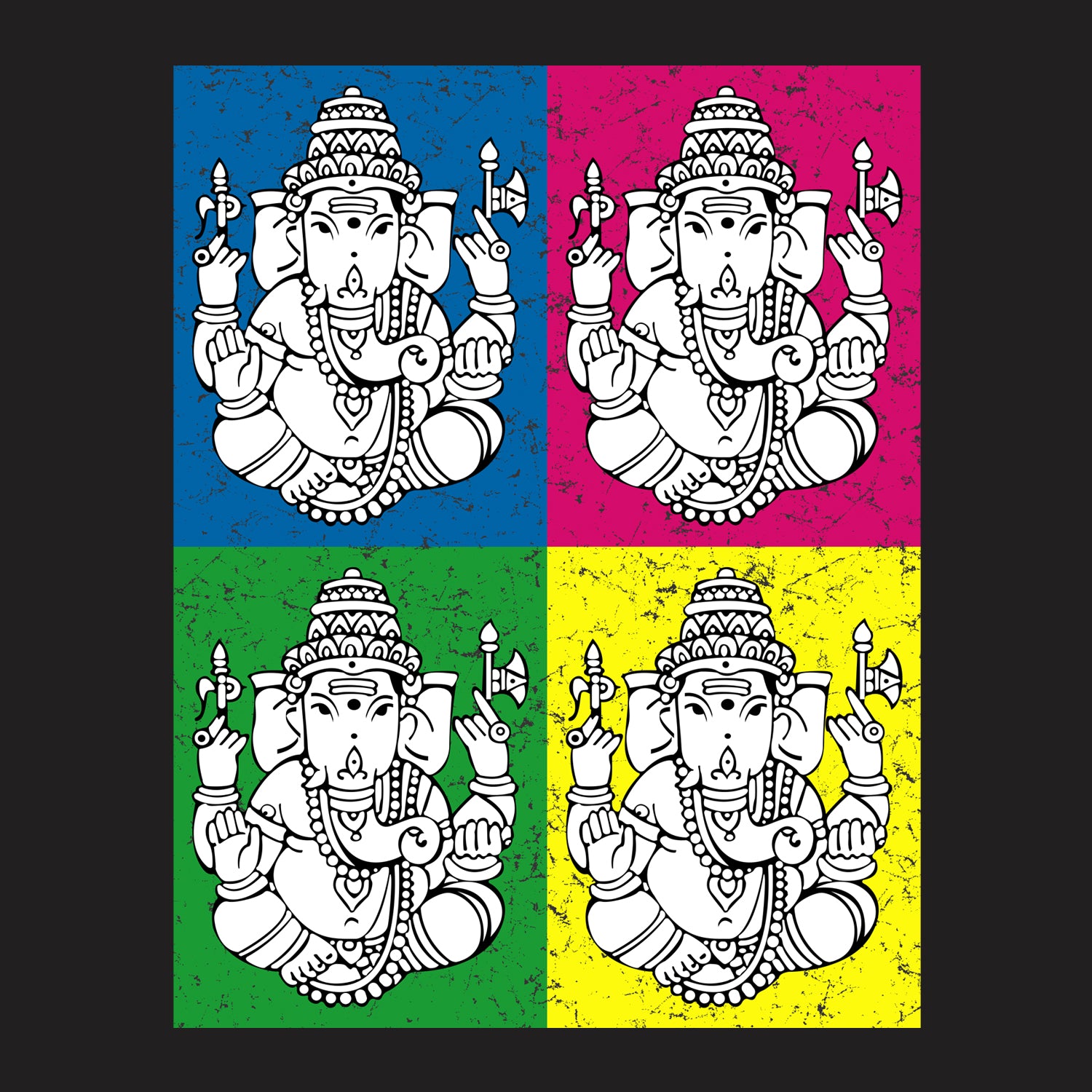 Ganesh Pop – Women’s Tee – Tantra Original Since 1997 – Shipping Globally
