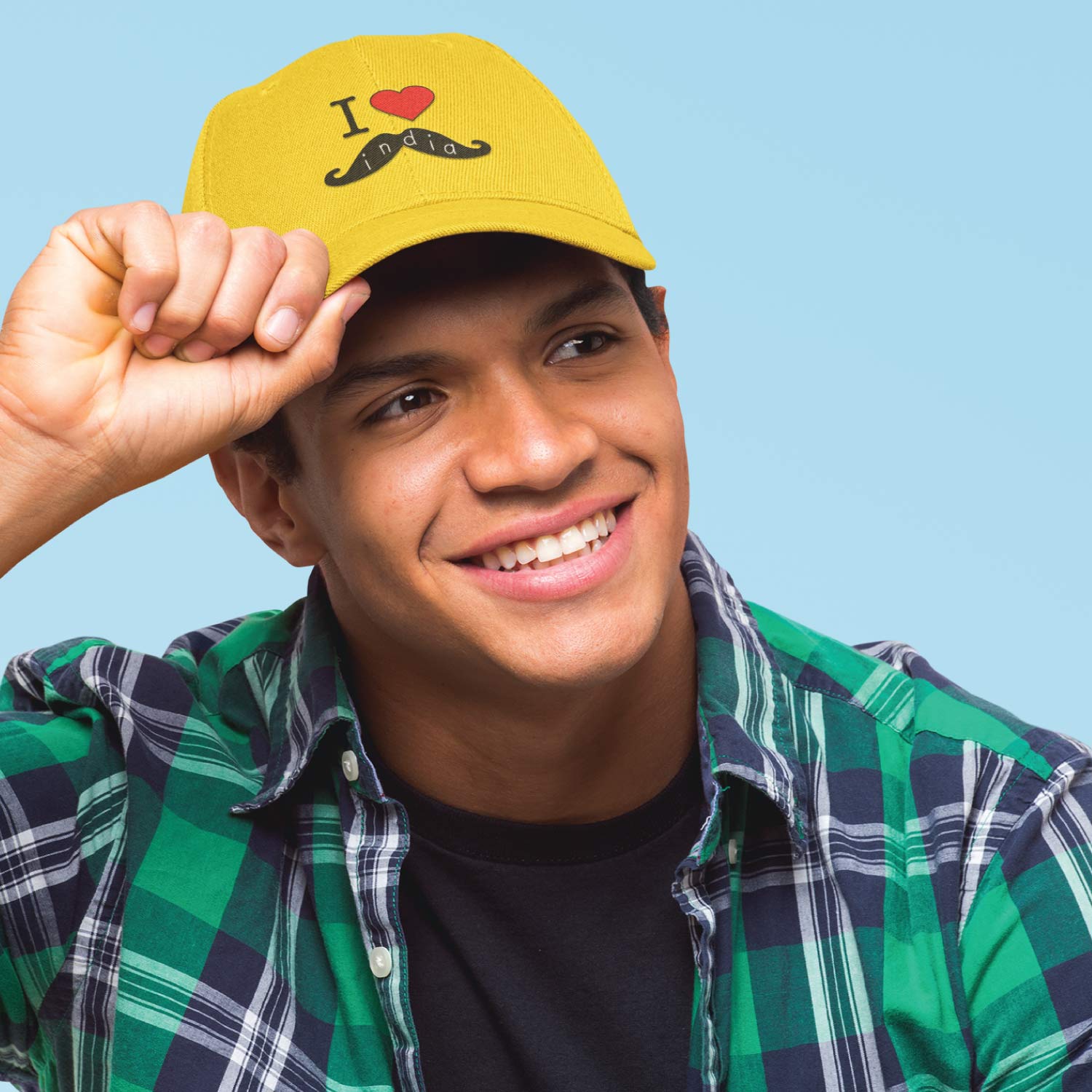 I Love India Cotton Cap – Tantra Original Since 1997 – Shipping Globally!