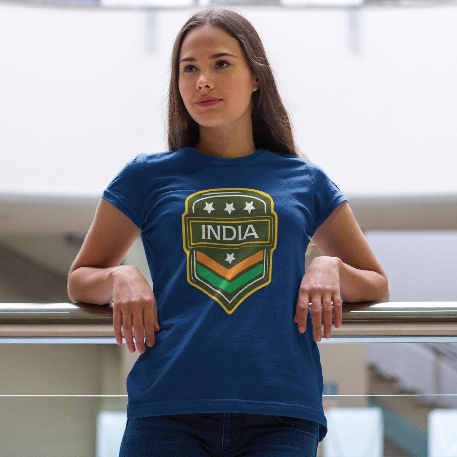 India Badge Women’s Tee – Tantra Original Brand Since 1997 – Shipping Globally!