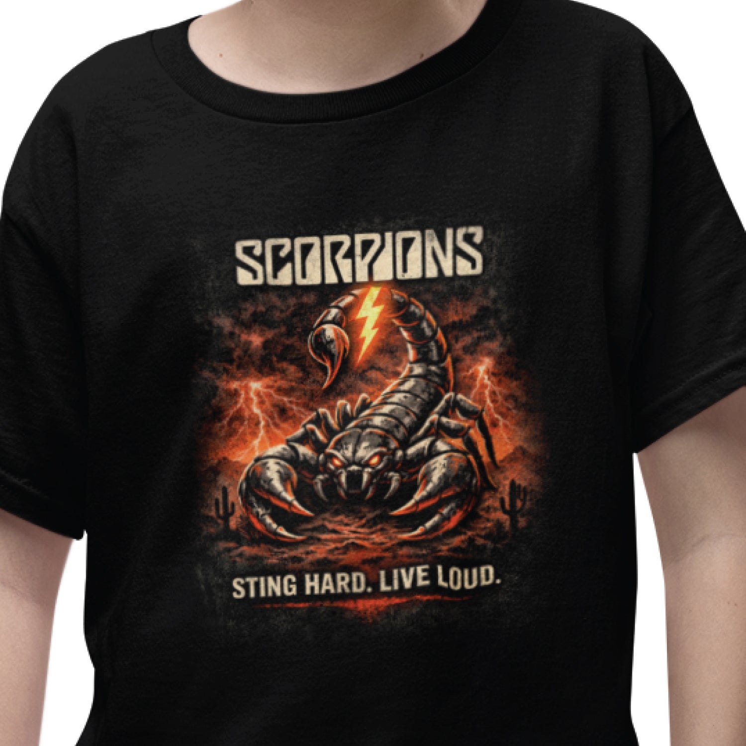 Electric Scorpion Graphic T-Shirt