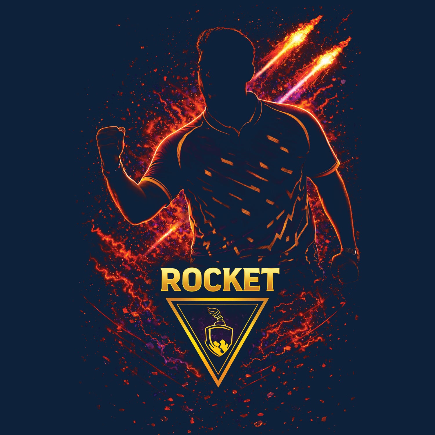 Tantra Rocket Cricket Graphic Print Cotton Unisex Winning Sports T-shirt Regular Fit Original Since 1997