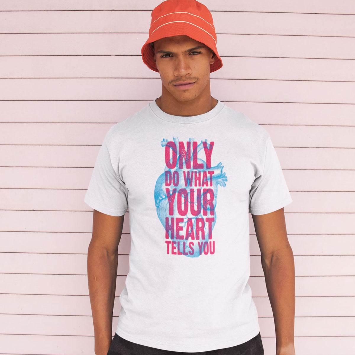 Heart Tells You Graphic Printed Cotton T-Shirt | Anatomical Heart Art | Original Since 1997 | Shipping Globally