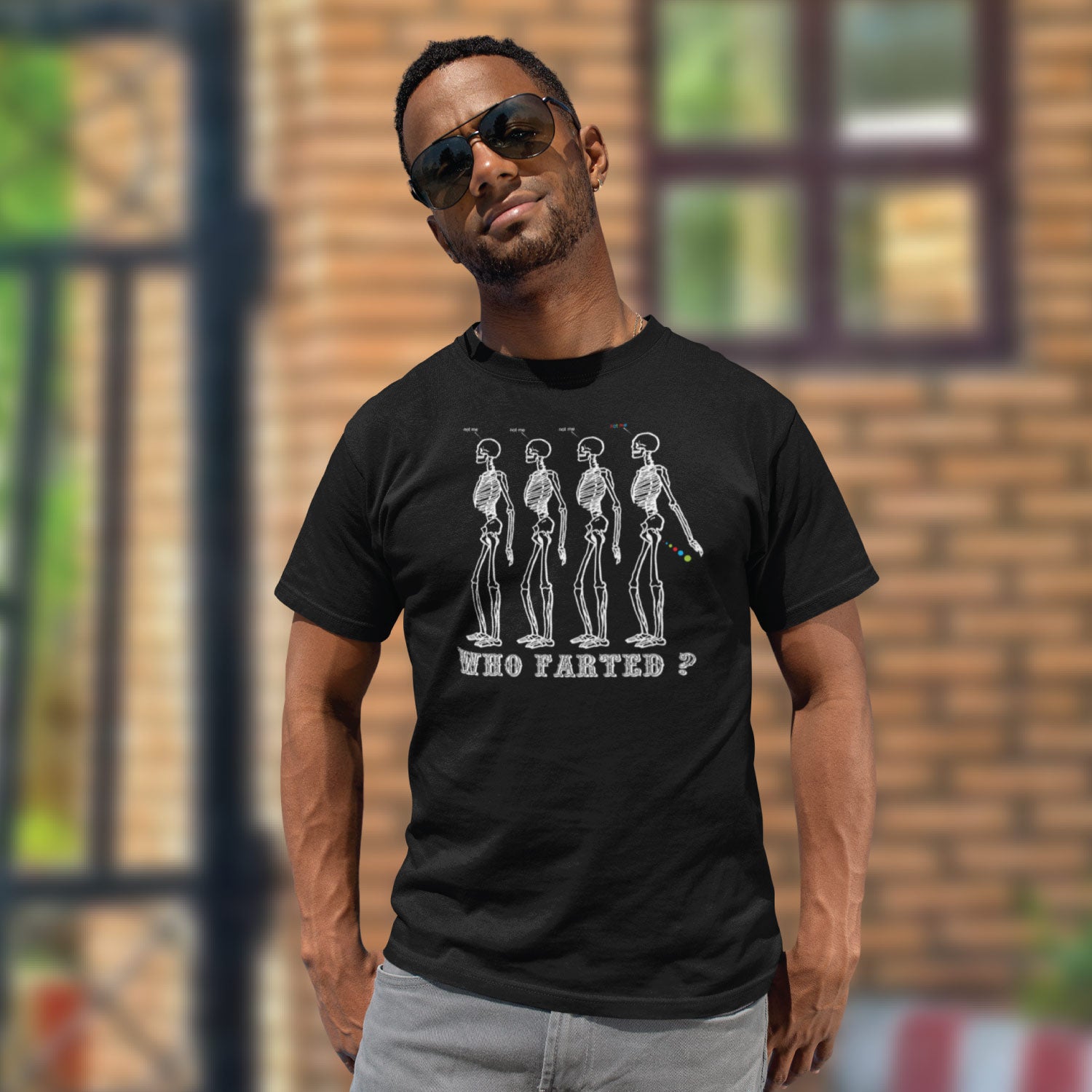 Tantra Who Farted Cotton Unisex T-Shirt Everyday Casual Wear Original Since 1997 Shipping Globally