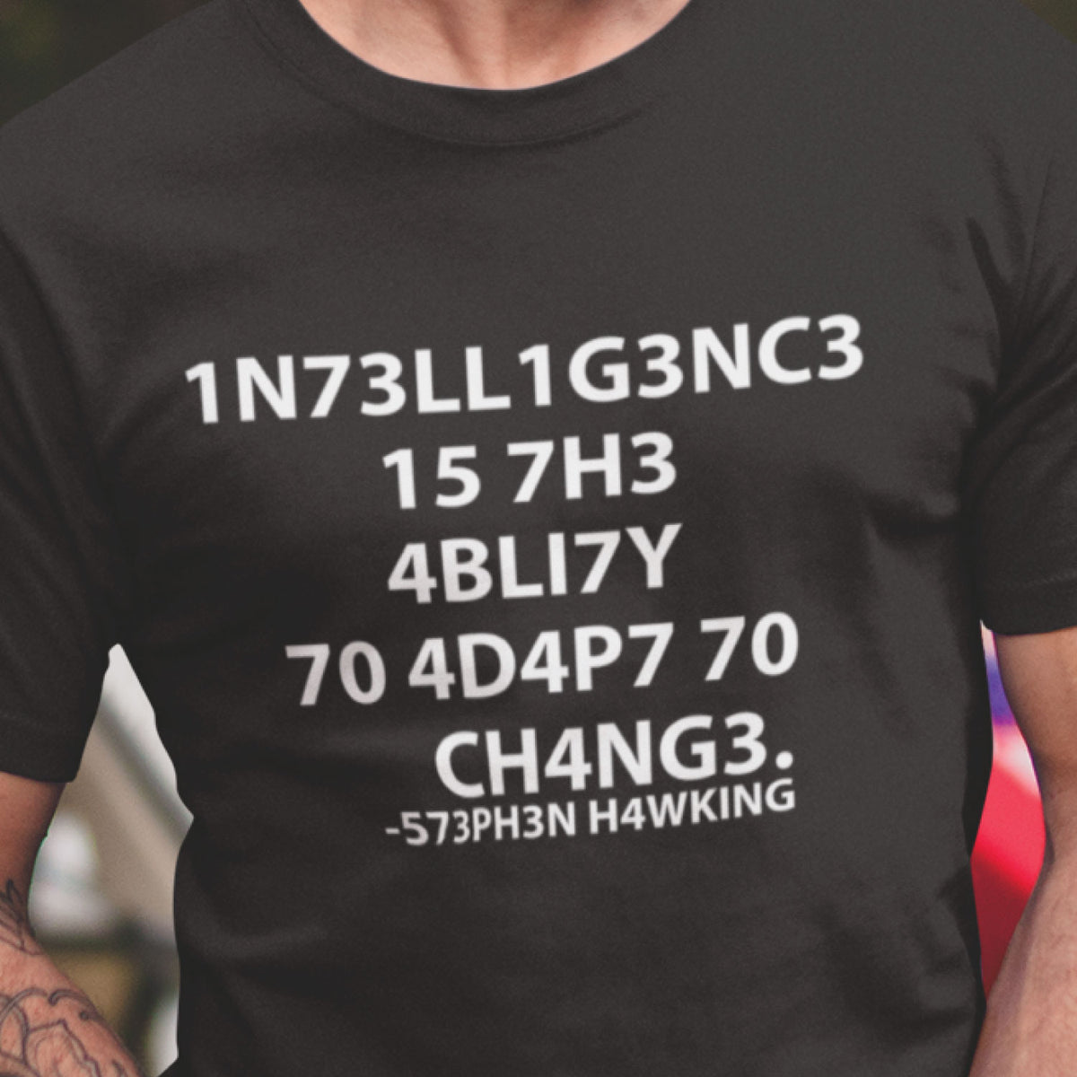 "Hawking Intelligence" Graphic Printed T-Shirt | Tantra T-Shirts