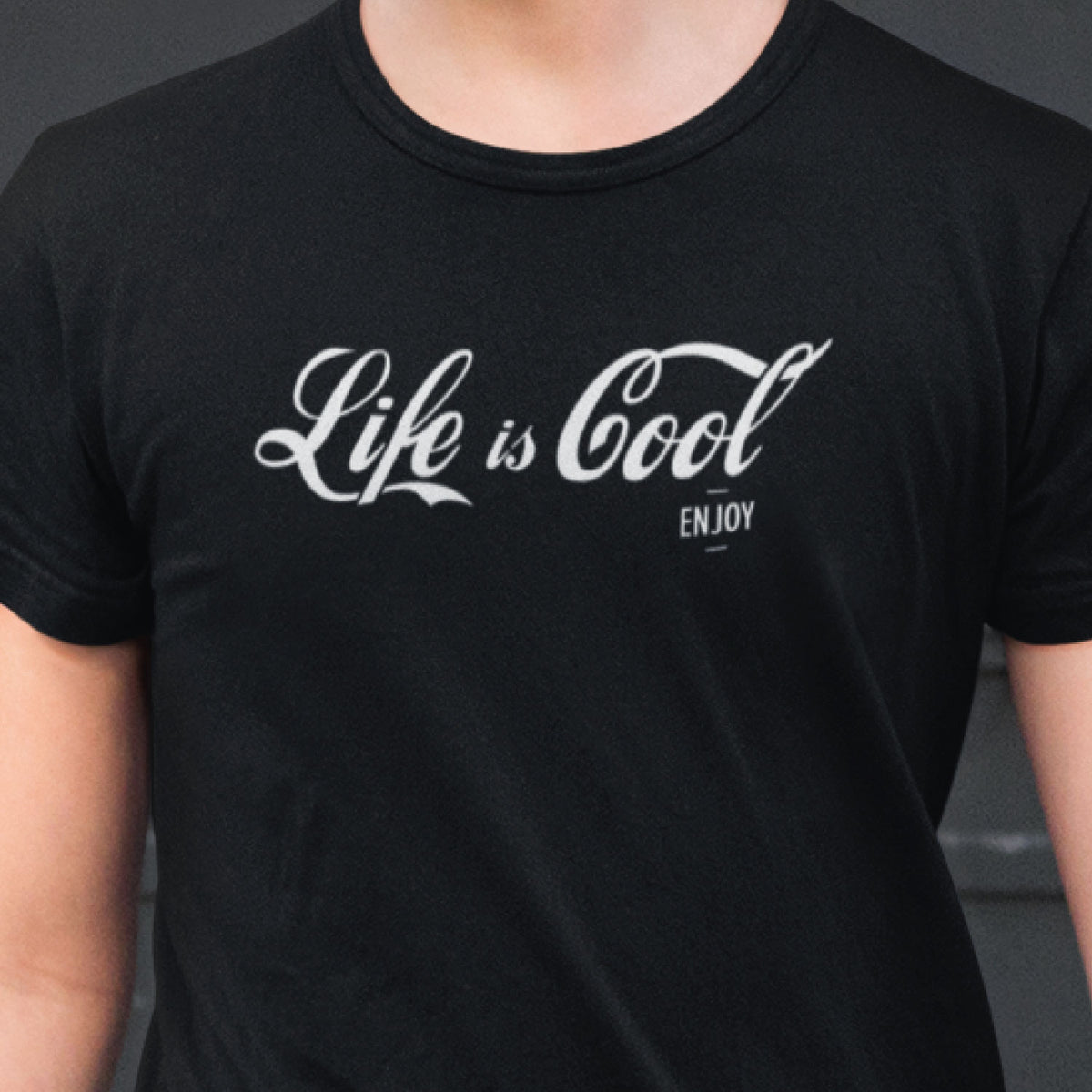 Life Is Cool Graphic T-Shirt | Tantra T-Shirts
