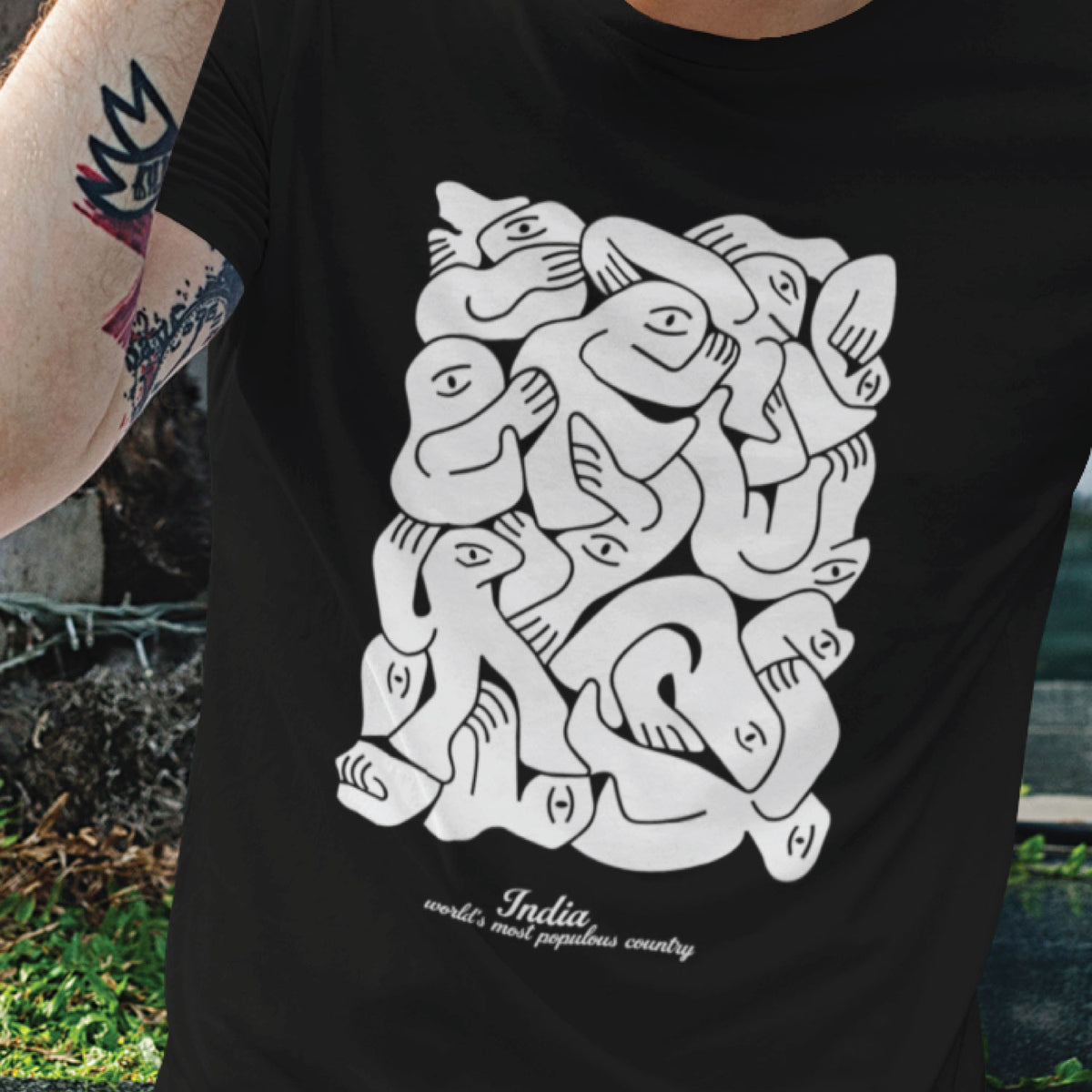 "Populous" Graphic Printed T-Shirt | Tantra T-Shirts