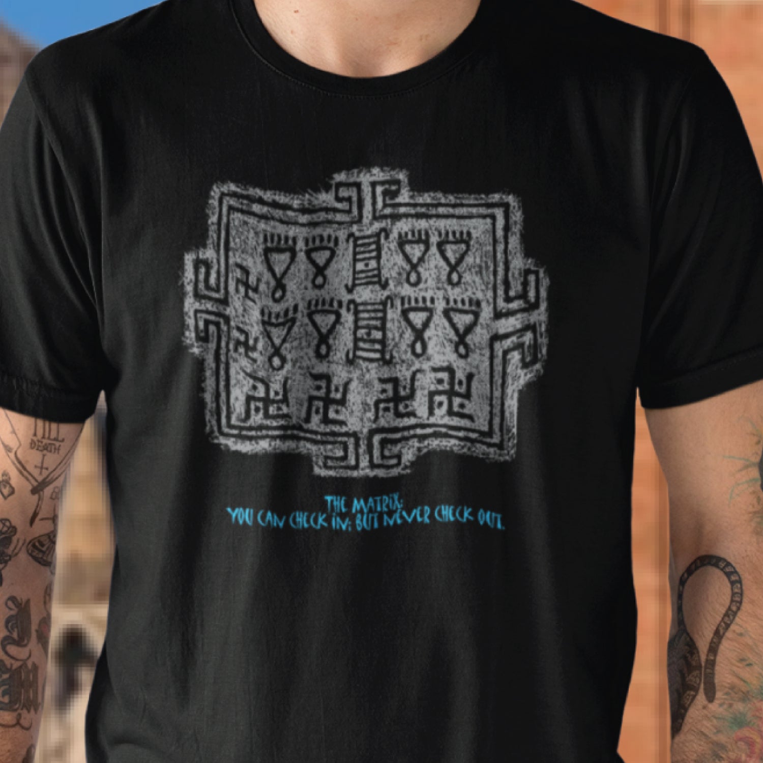 Matrix 100% Cotton Men's T-Shirt Everyday Casual Wear Shipping Globally