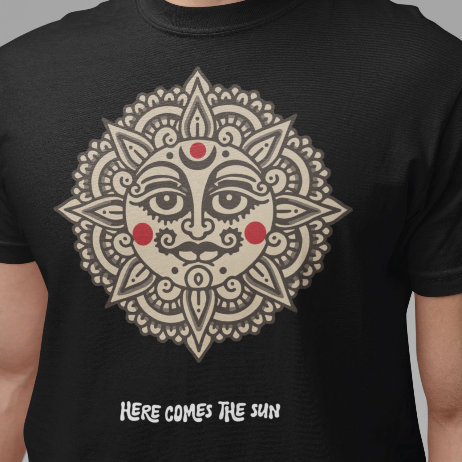 Here Comes The Sun Men's Cotton T-Shirt Regular Fit Casual Wear Original Since 1997 Shipping Globally