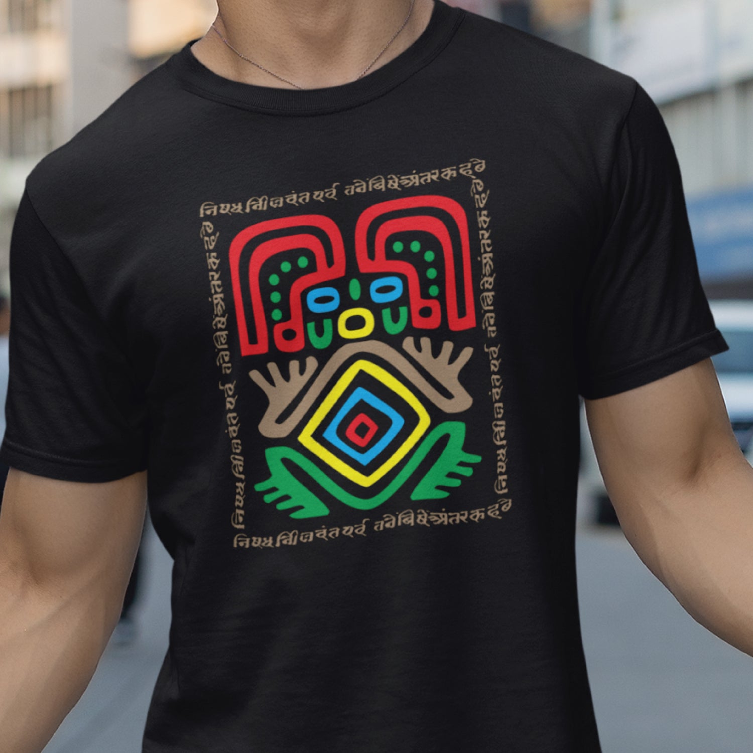 Mystic Bandar 100% Cotton Men's T-Shirt Everyday Casual Wear Shipping Globally
