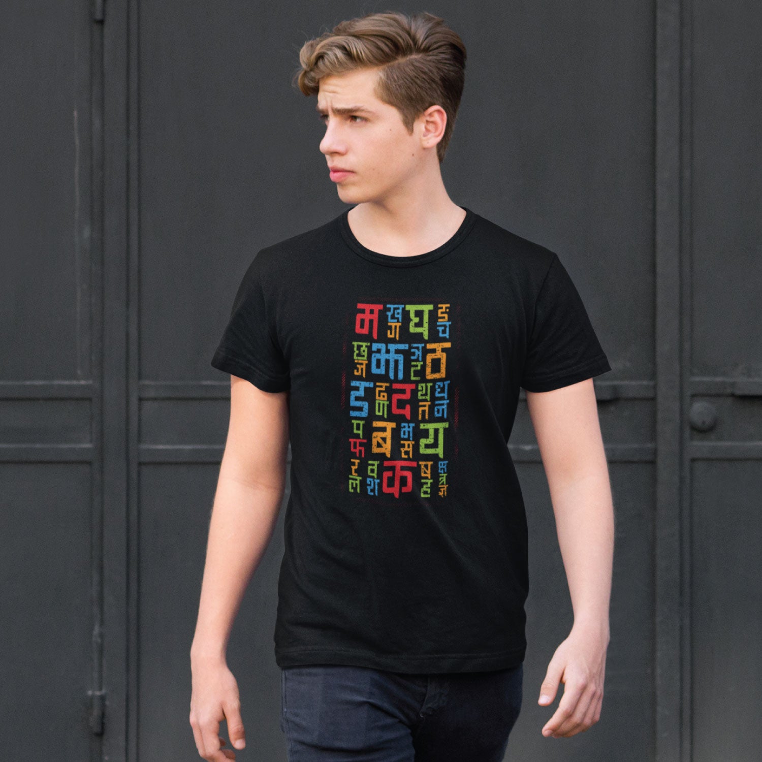 Alphabets Men's Graphic Print Cotton T-Shirt Everyday Comfort Wear Original Since 1997 Shipping Globally