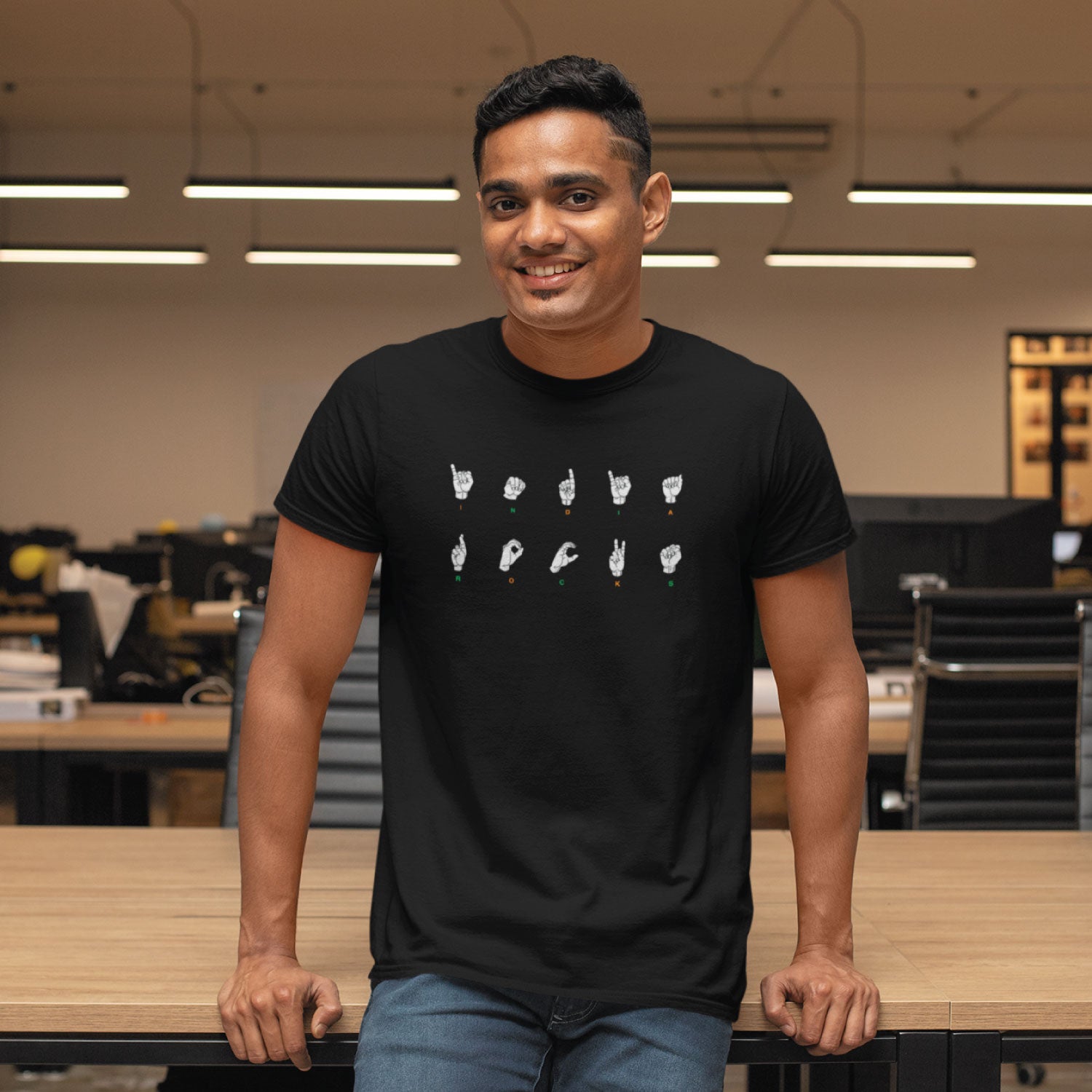 India Rocks 2 Men's Graphic Print Cotton T-Shirt Everyday Comfort Wear Original Since 1997 Shipping Globally