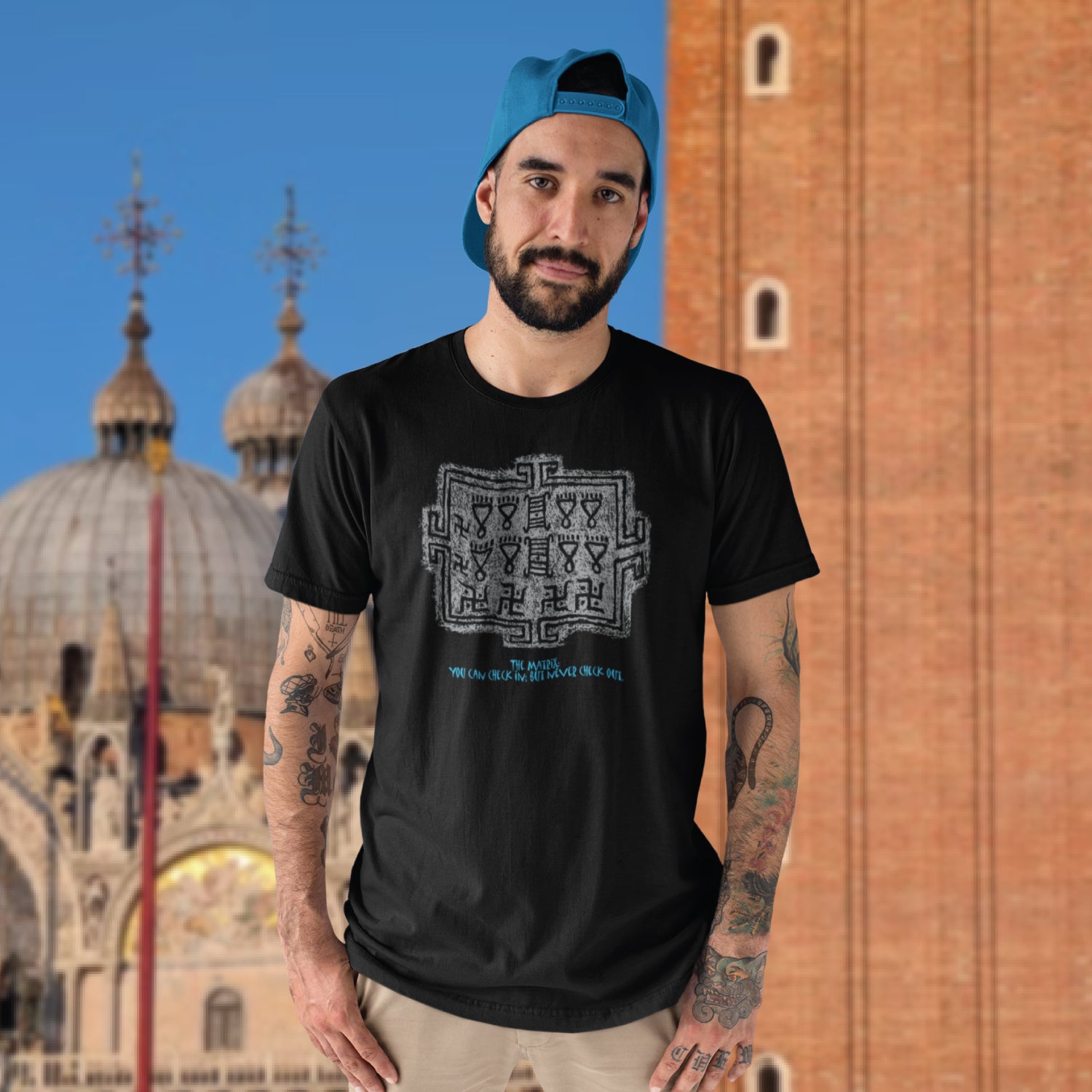 Matrix 100% Cotton Men's T-Shirt Everyday Casual Wear Shipping Globally