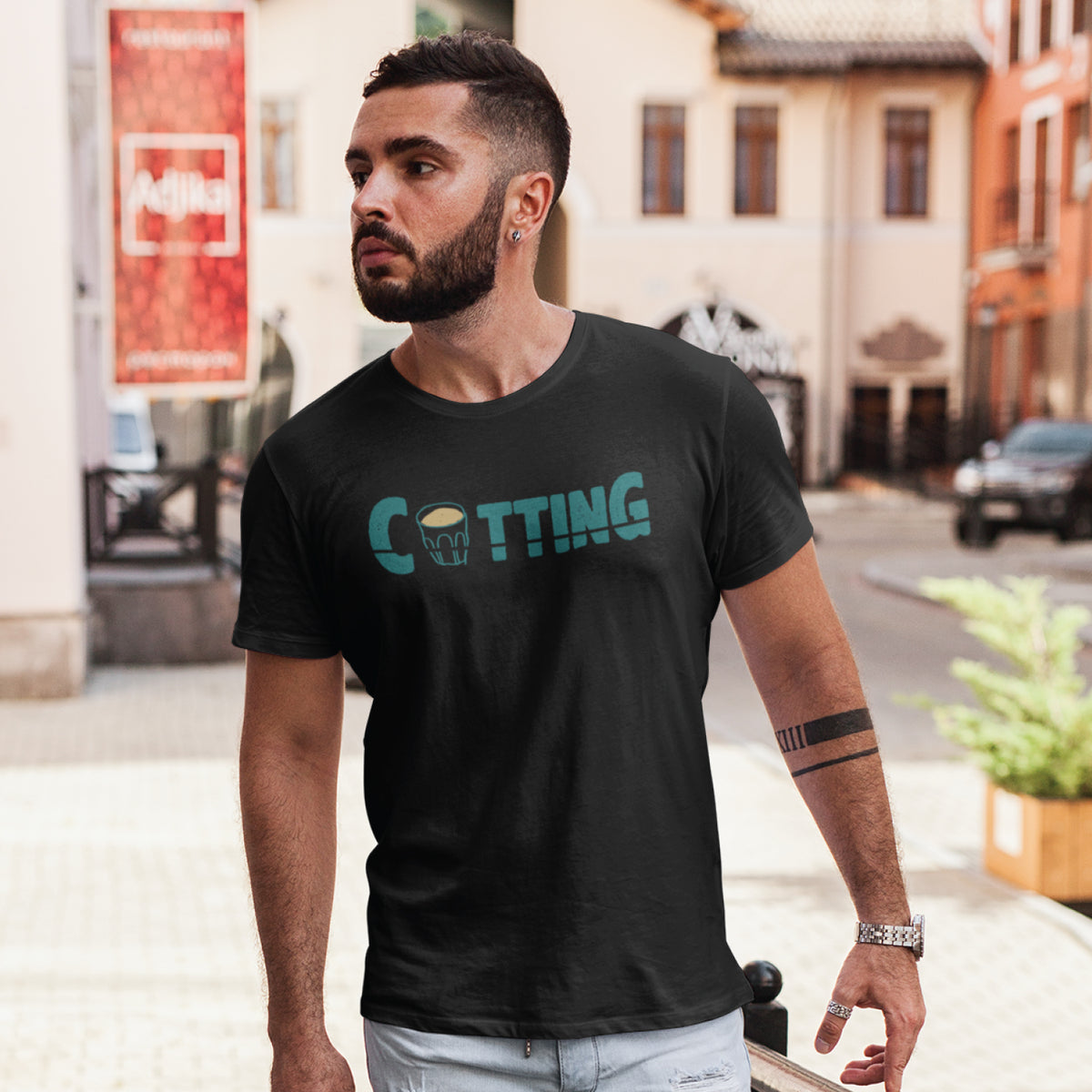 Cutting 100% Cotton Unisex T-Shirt Everyday Casual Wear Original Since 1997 Shipping Globally