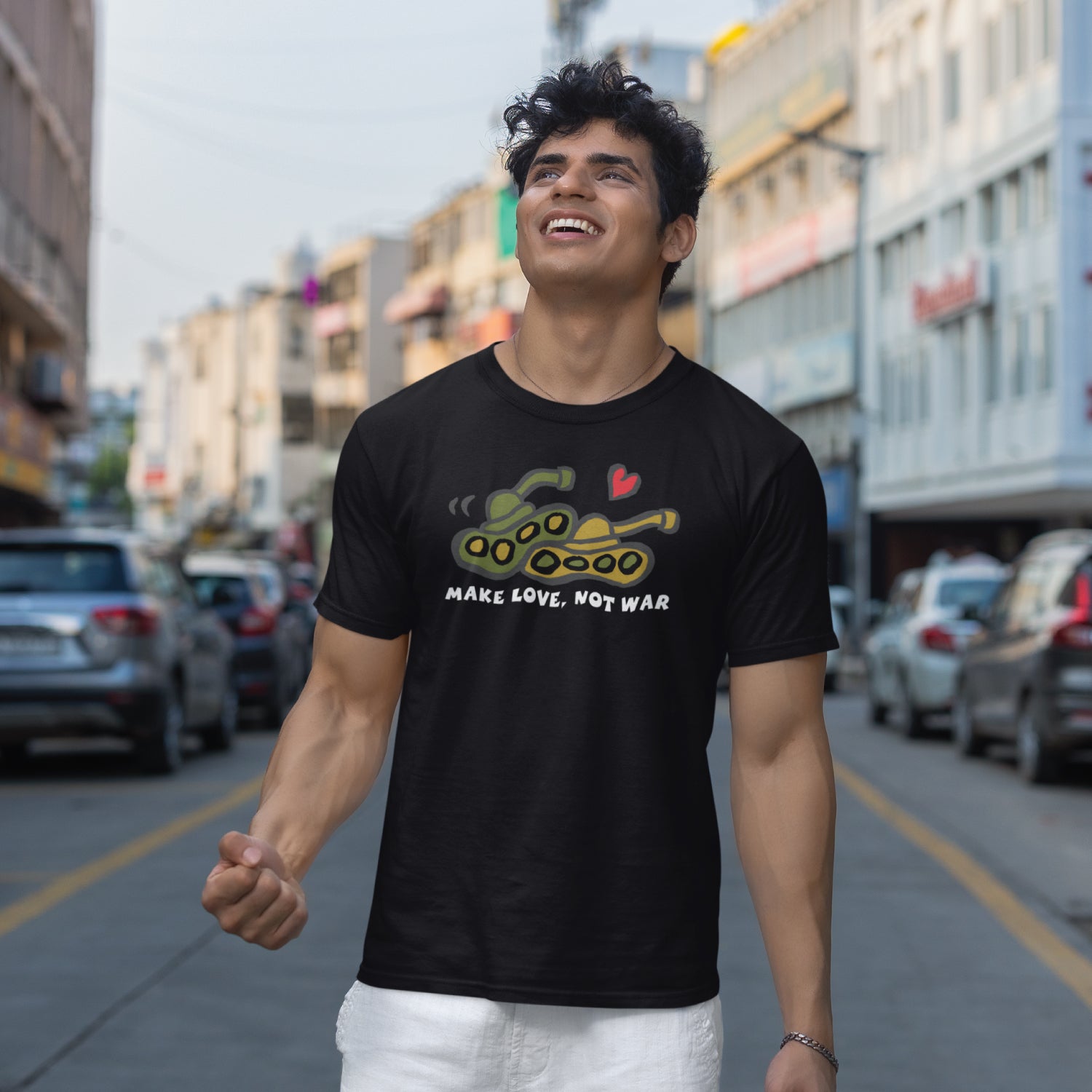 Make Love Not War 100% Cotton Unisex T-Shirt Everyday Casual Wear Original Since 1997 Shipping Globally
