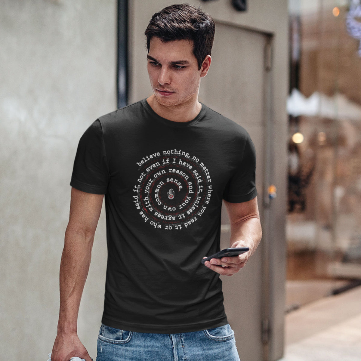 "Common Sense" Graphic Printed T-Shirt | Tantra T-Shirts