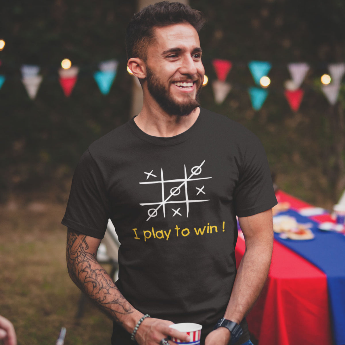"Play to Win" Graphic Printed T-Shirt | Tantra T-Shirts