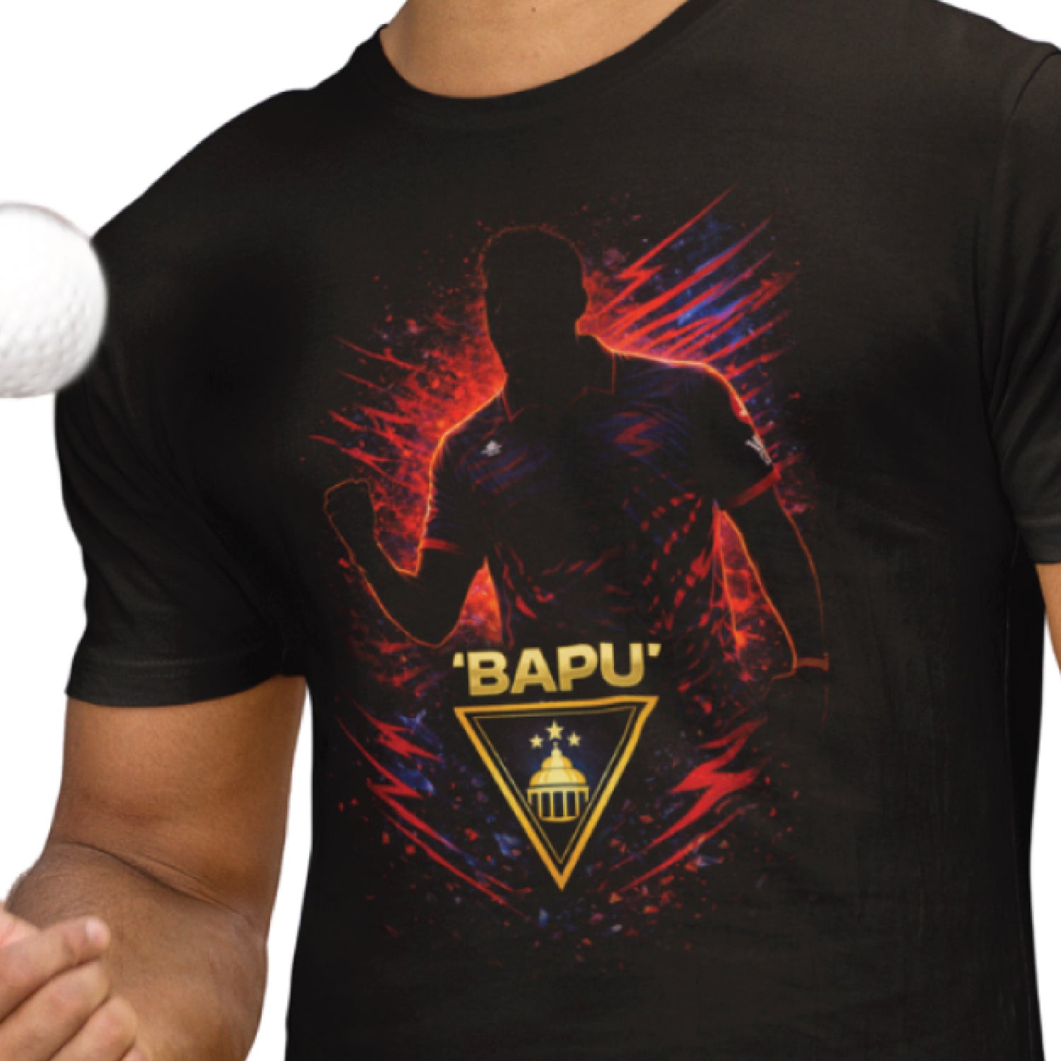 Tantra Bapu Cricket Graphic Print Cotton Unisex Winning Sports T-shirt Regular Fit Original Since 1997