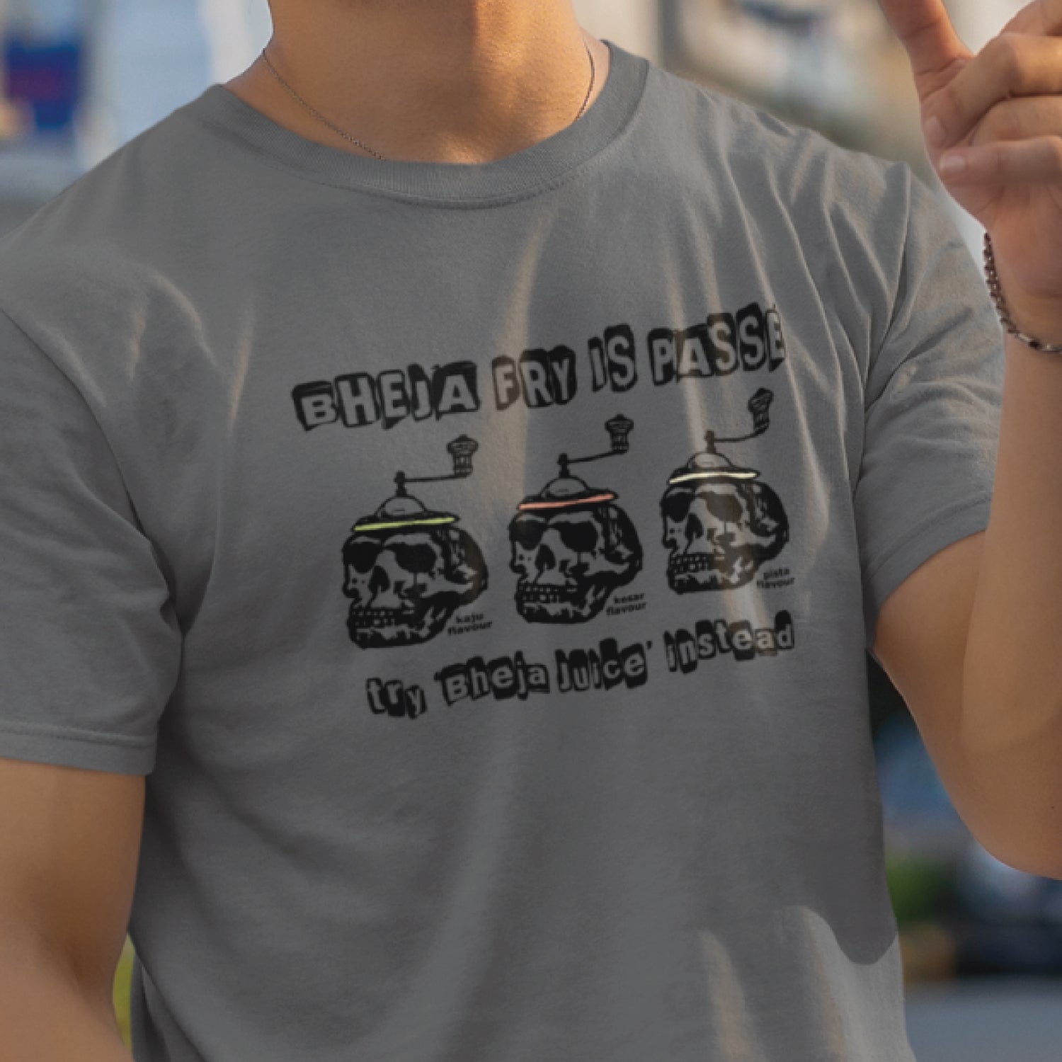 Bheja Fry Unisex Graphic Tee Premium Cotton, Casual Wear Tantra Original Since 1997 - Shipping Globally!