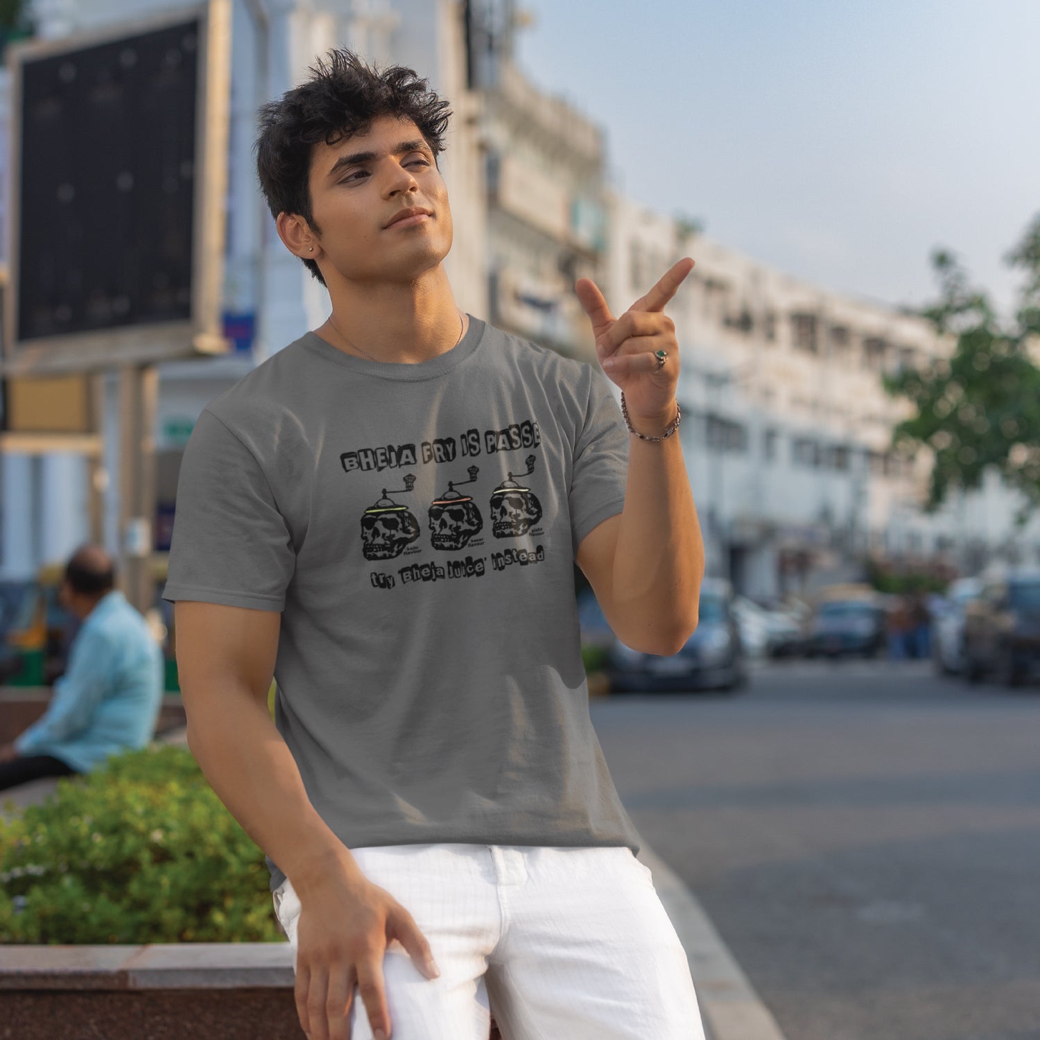 Bheja Fry Unisex Graphic Tee Premium Cotton, Casual Wear Tantra Original Since 1997 - Shipping Globally!