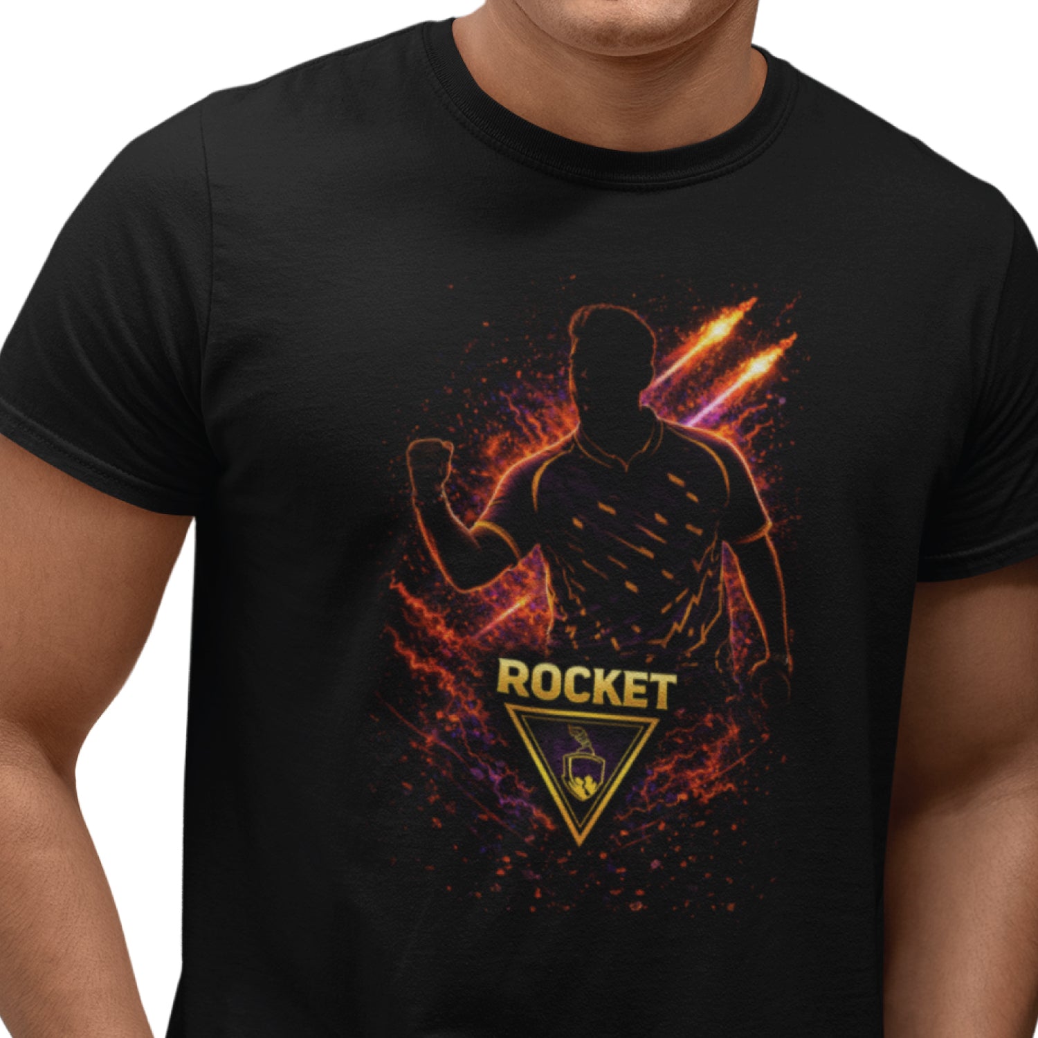 Tantra Rocket Cricket Graphic Print Cotton Unisex Winning Sports T-shirt Regular Fit Original Since 1997