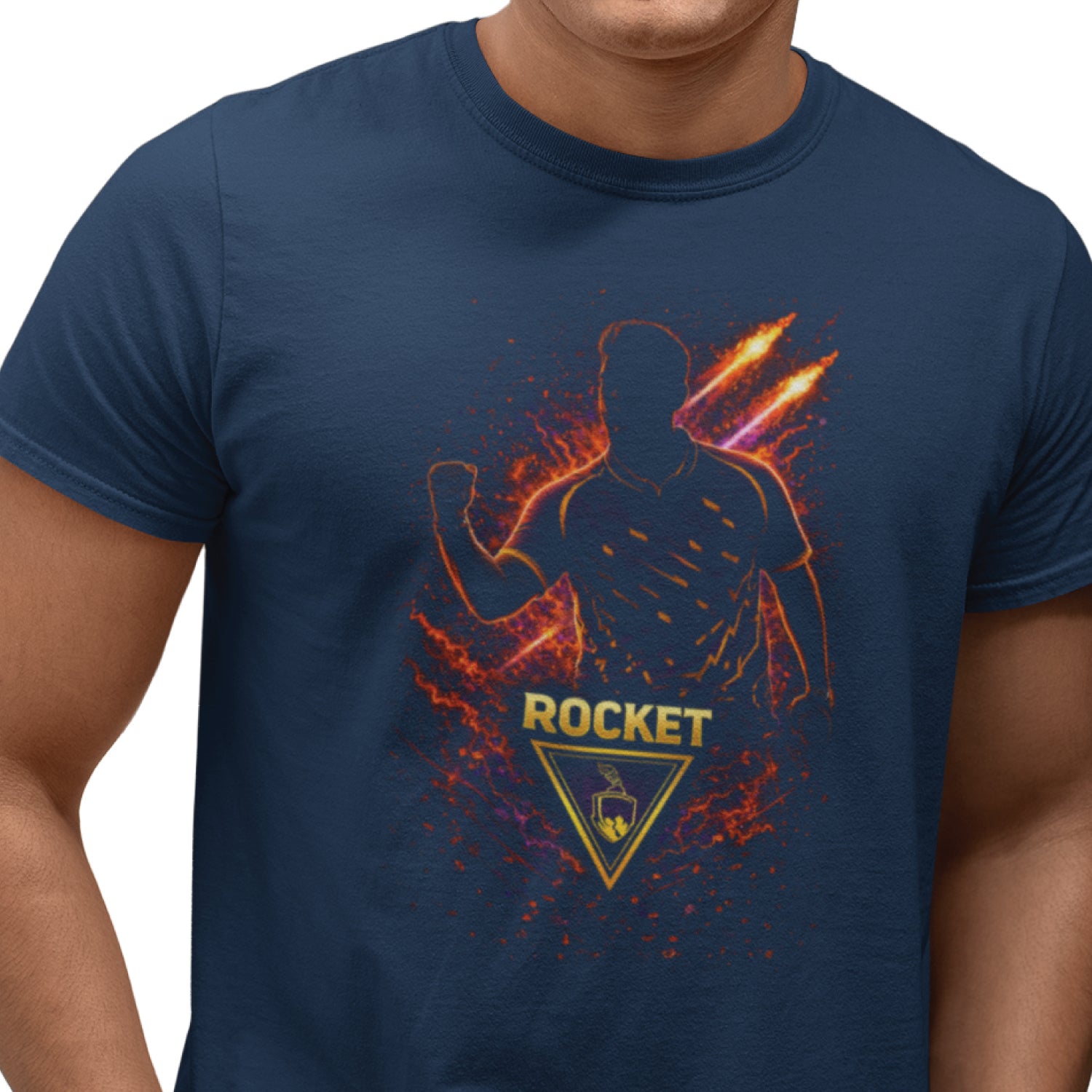 Tantra Rocket Cricket Graphic Print Cotton Unisex Winning Sports T-shirt Regular Fit Original Since 1997