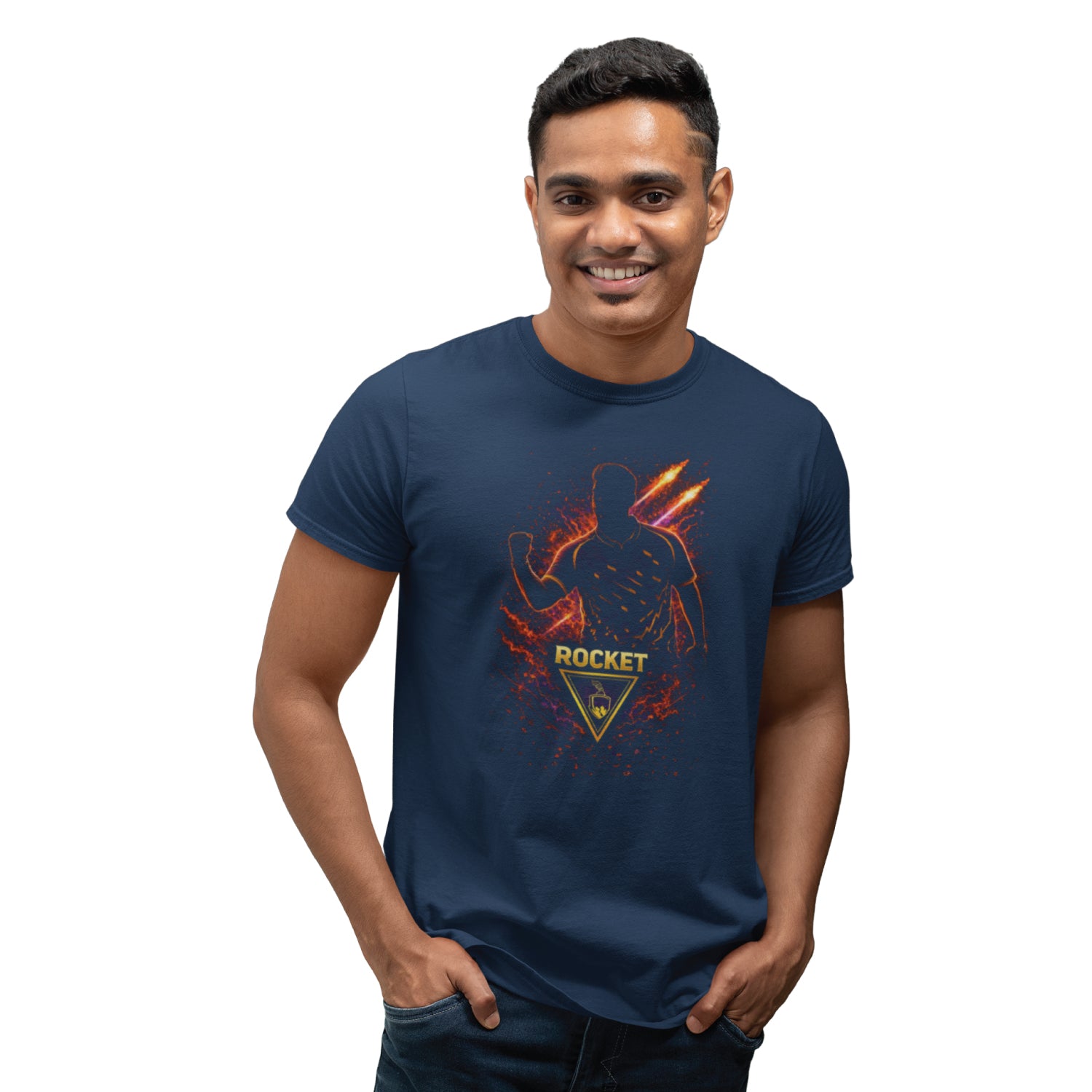 Tantra Rocket Cricket Graphic Print Cotton Unisex Winning Sports T-shirt Regular Fit Original Since 1997