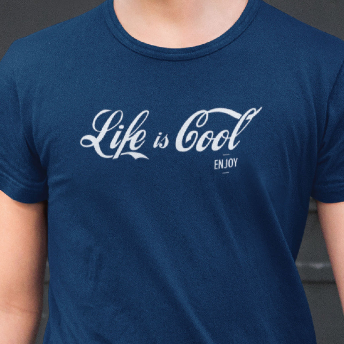 Life Is Cool Graphic T-Shirt | Tantra T-Shirts
