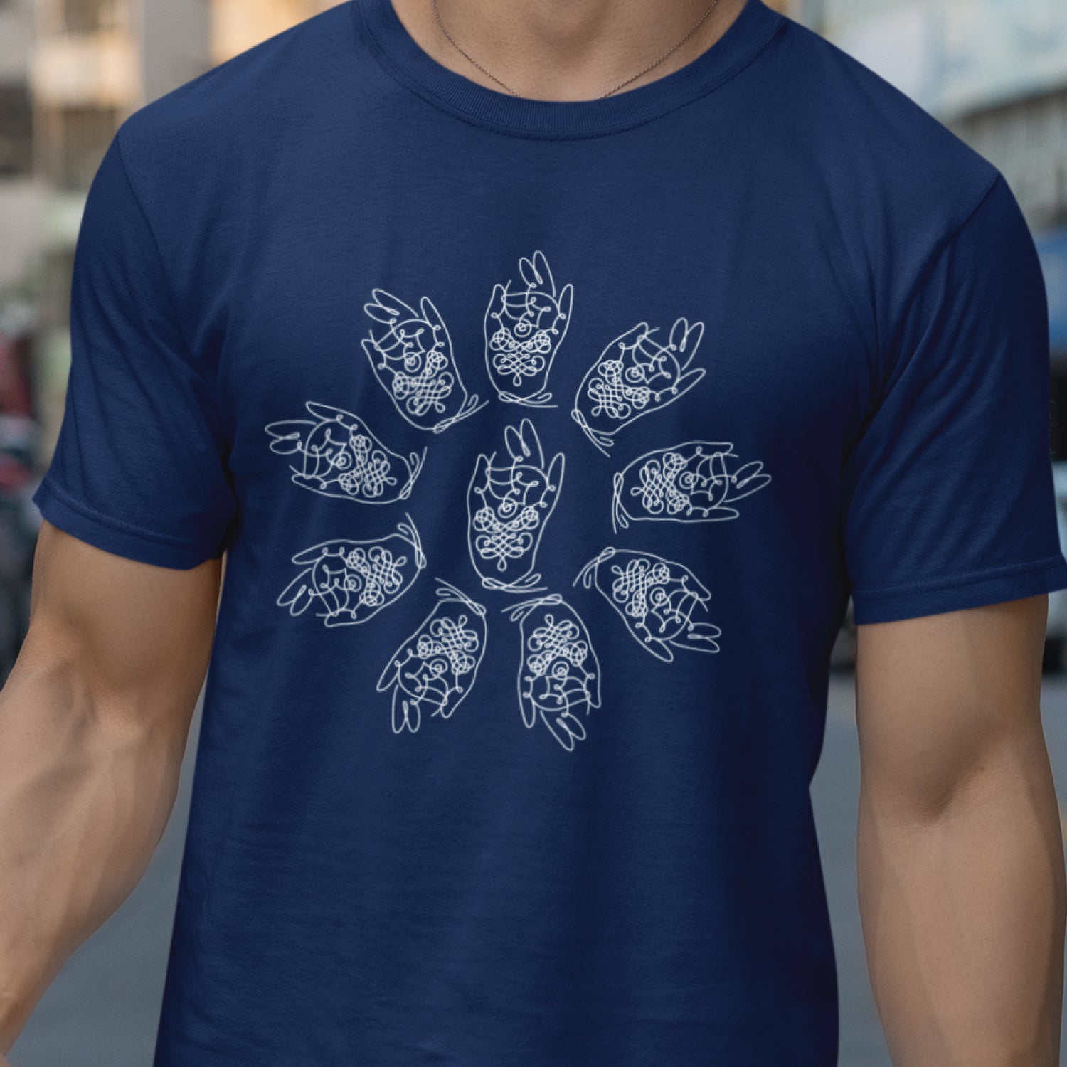 Mudra – Tantra Original Since 1997 – Unisex Cotton Tee Everyday Wear – Shipping Globally!