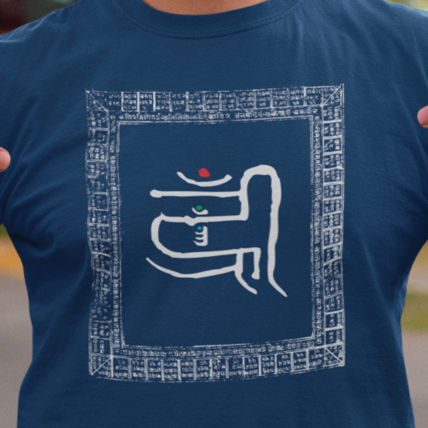 Shlokas Men's Graphic Print Cotton T-Shirt Everyday Comfort Wear Original Since 1997 Shipping Globally