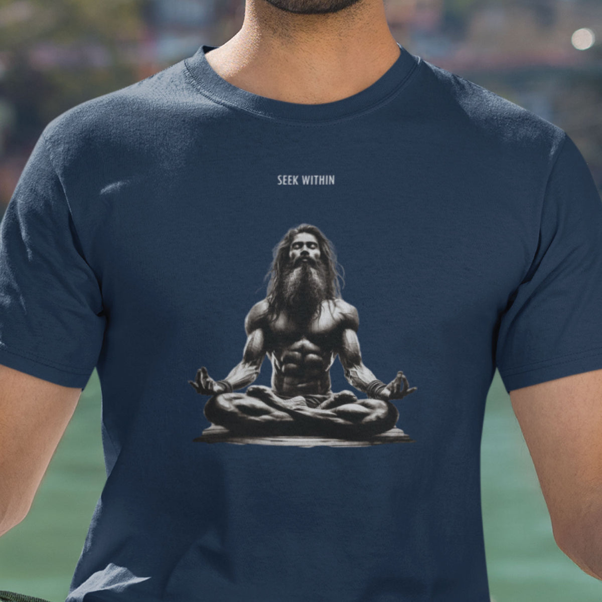 Seek Within Men's Cotton T-Shirt Regular Fit Casual Wear Original Since 1997 Shipping Globally