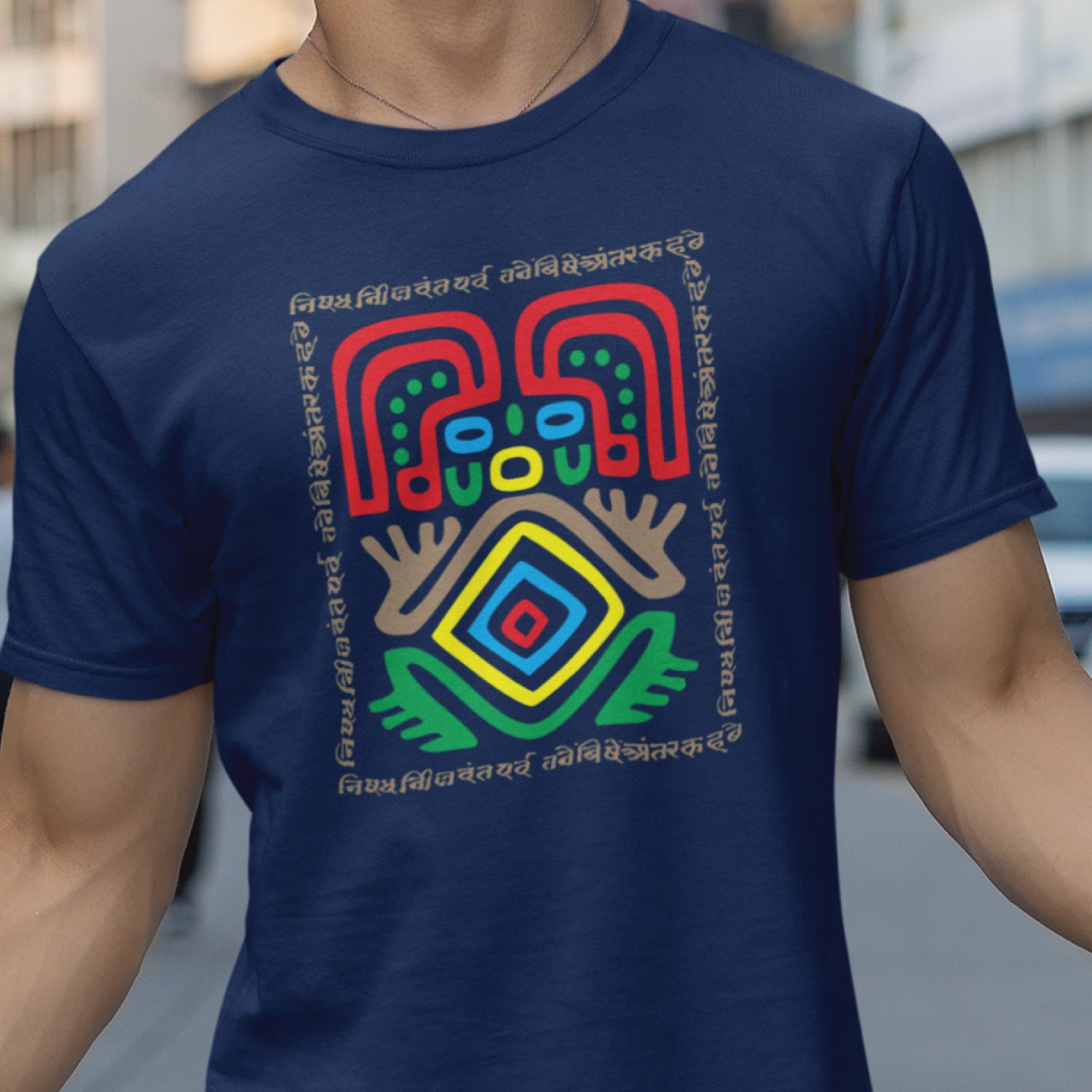 Mystic Bandar 100% Cotton Men's T-Shirt Everyday Casual Wear Shipping Globally