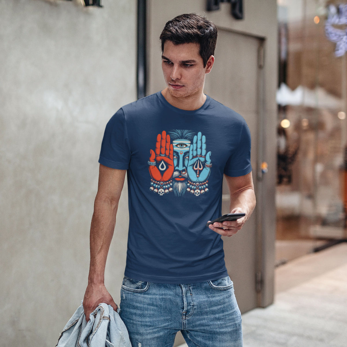 "Shiv Shakti" Graphic Printed T-Shirt | Tantra T-Shirts