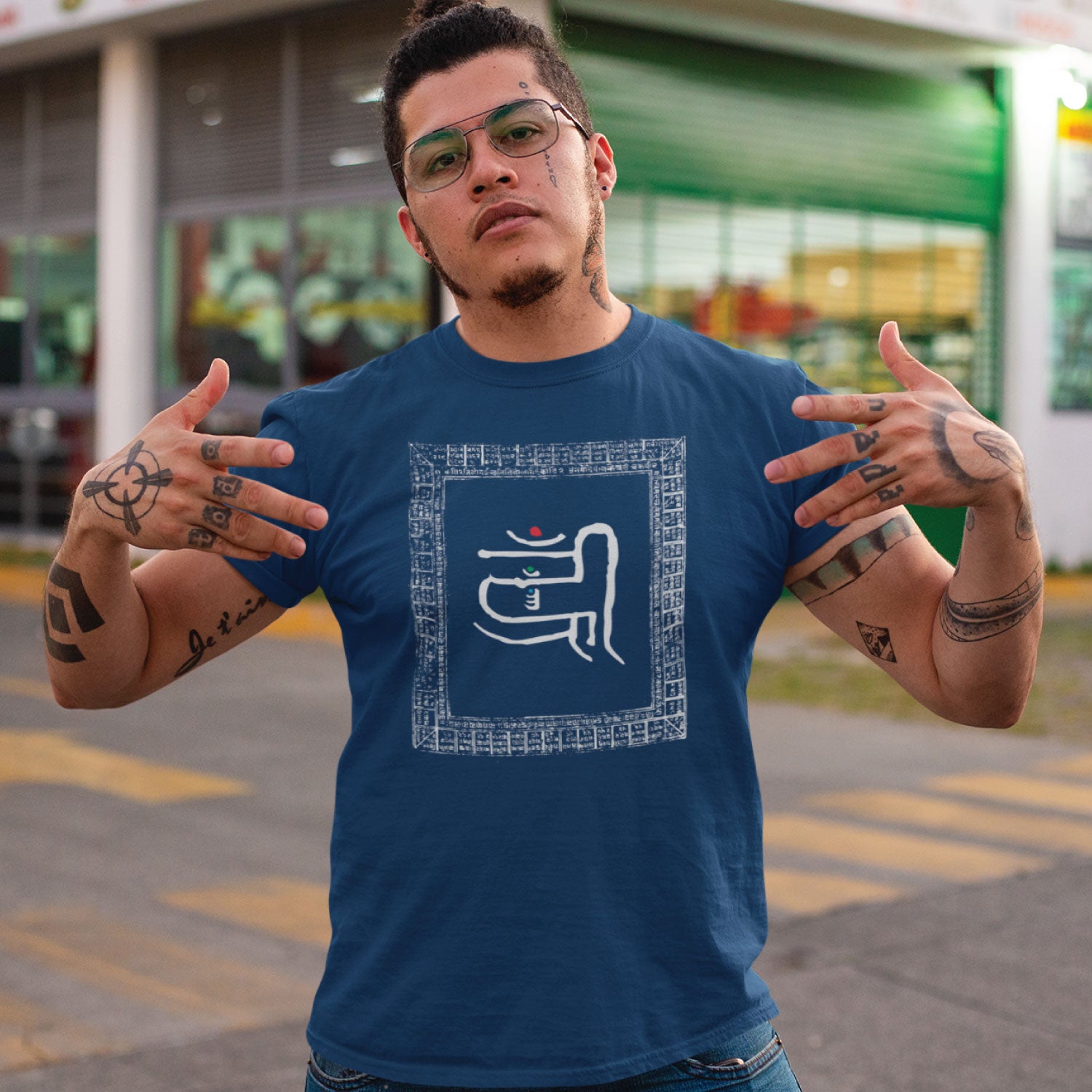 Shlokas Men's Graphic Print Cotton T-Shirt Everyday Comfort Wear Original Since 1997 Shipping Globally