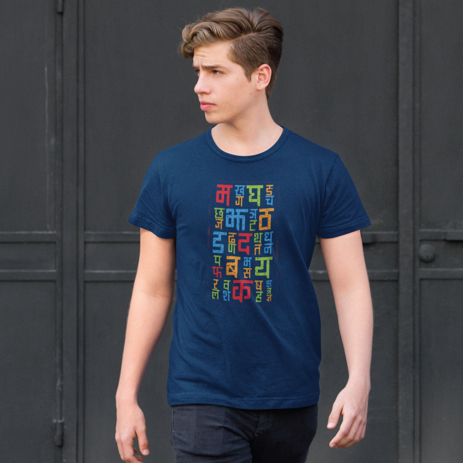Alphabets Men's Graphic Print Cotton T-Shirt Everyday Comfort Wear Original Since 1997 Shipping Globally