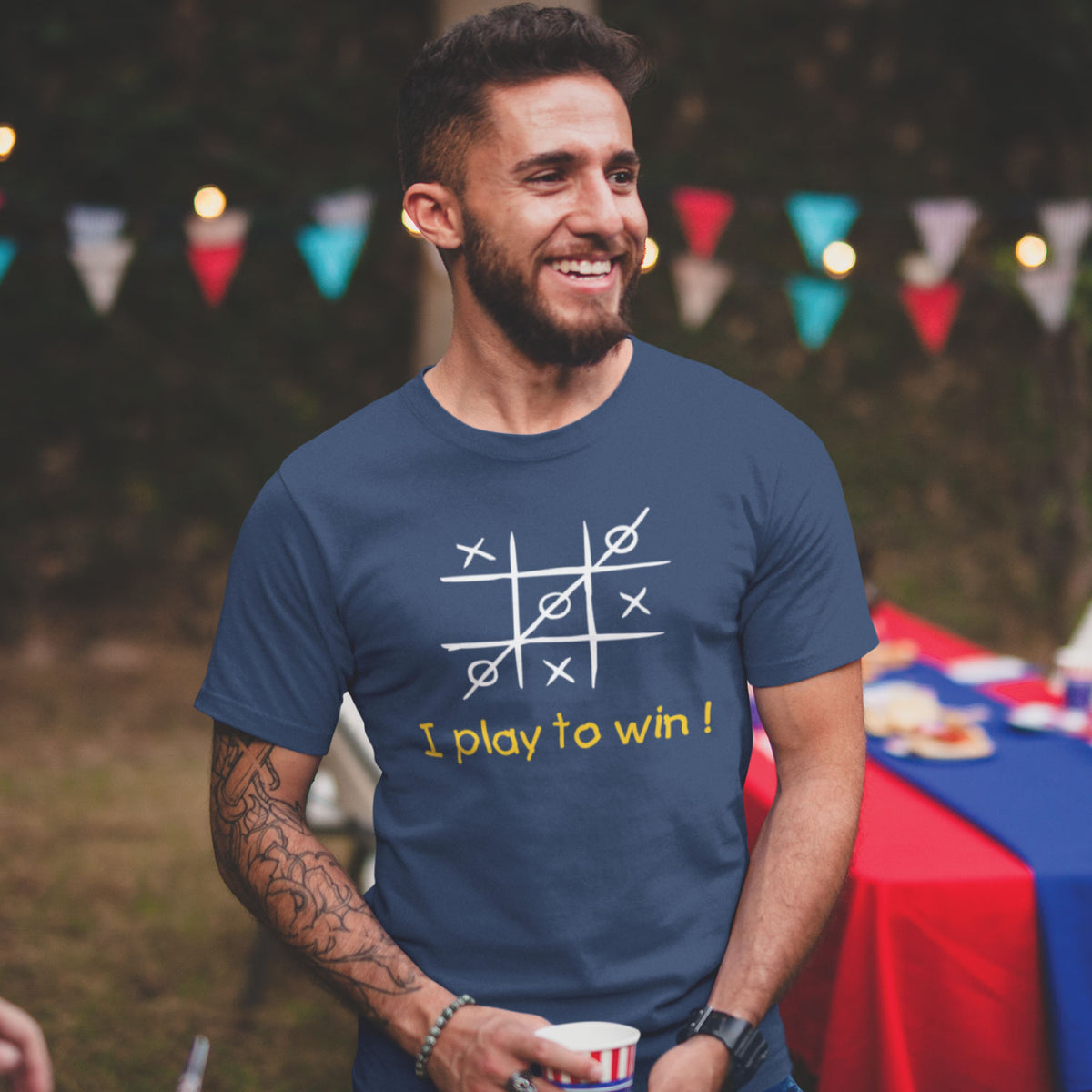 "Play to Win" Graphic Printed T-Shirt | Tantra T-Shirts