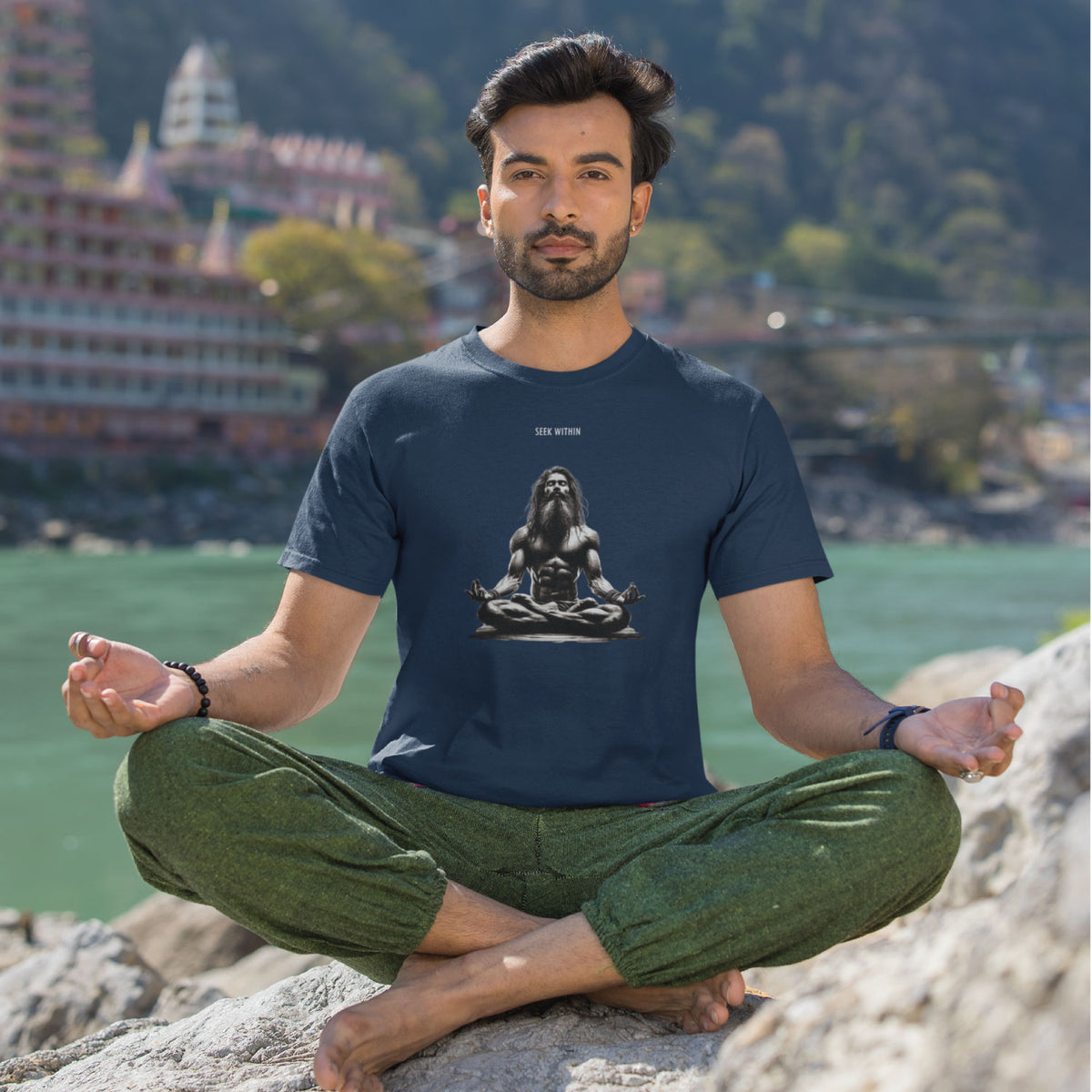Seek Within Men's Cotton T-Shirt Regular Fit Casual Wear Original Since 1997 Shipping Globally