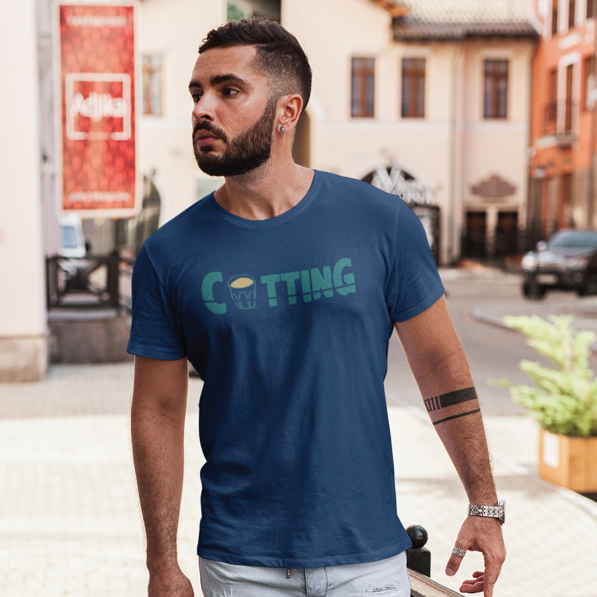 Cutting 100% Cotton Unisex T-Shirt Everyday Casual Wear Original Since 1997 Shipping Globally