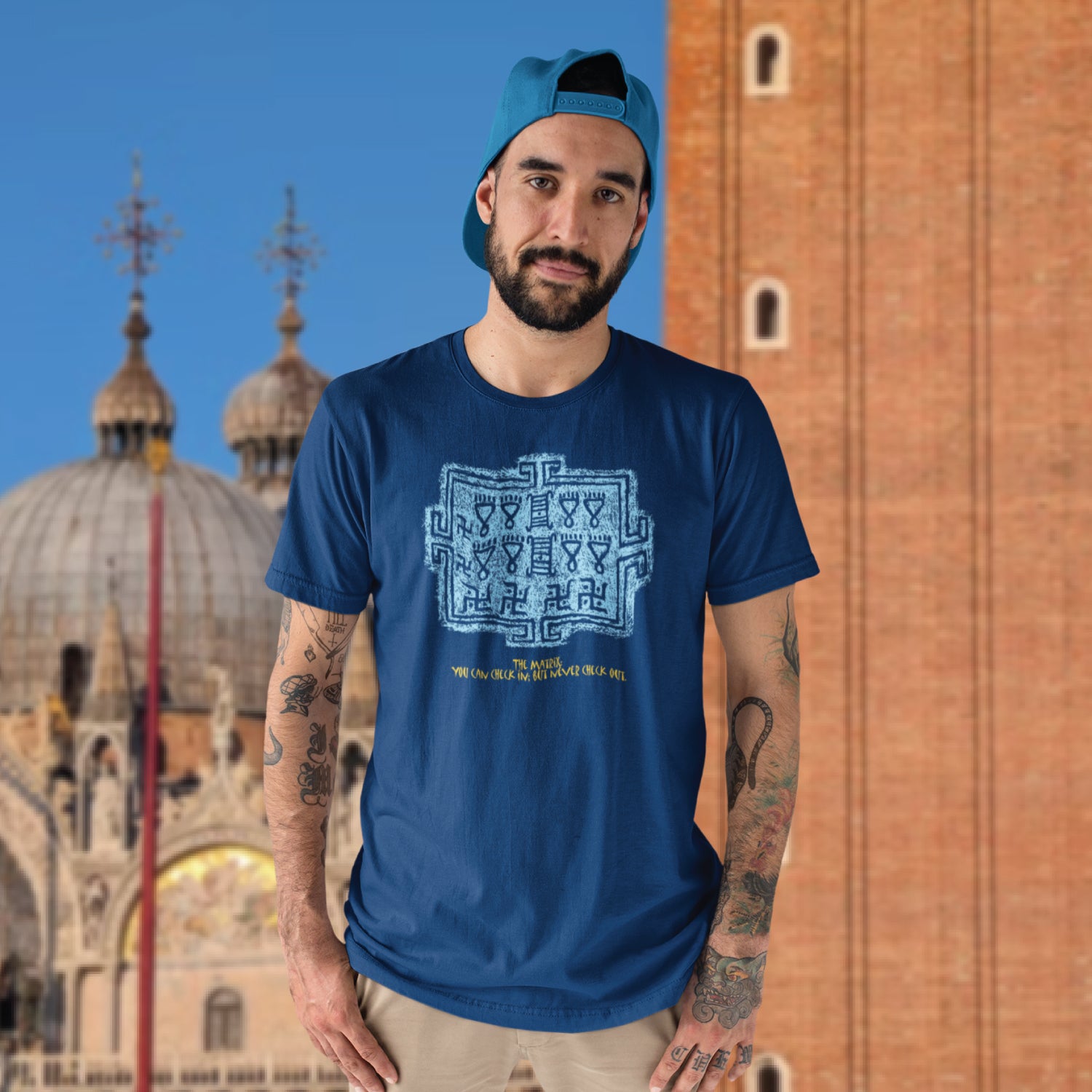 Matrix 100% Cotton Men's T-Shirt Everyday Casual Wear Shipping Globally