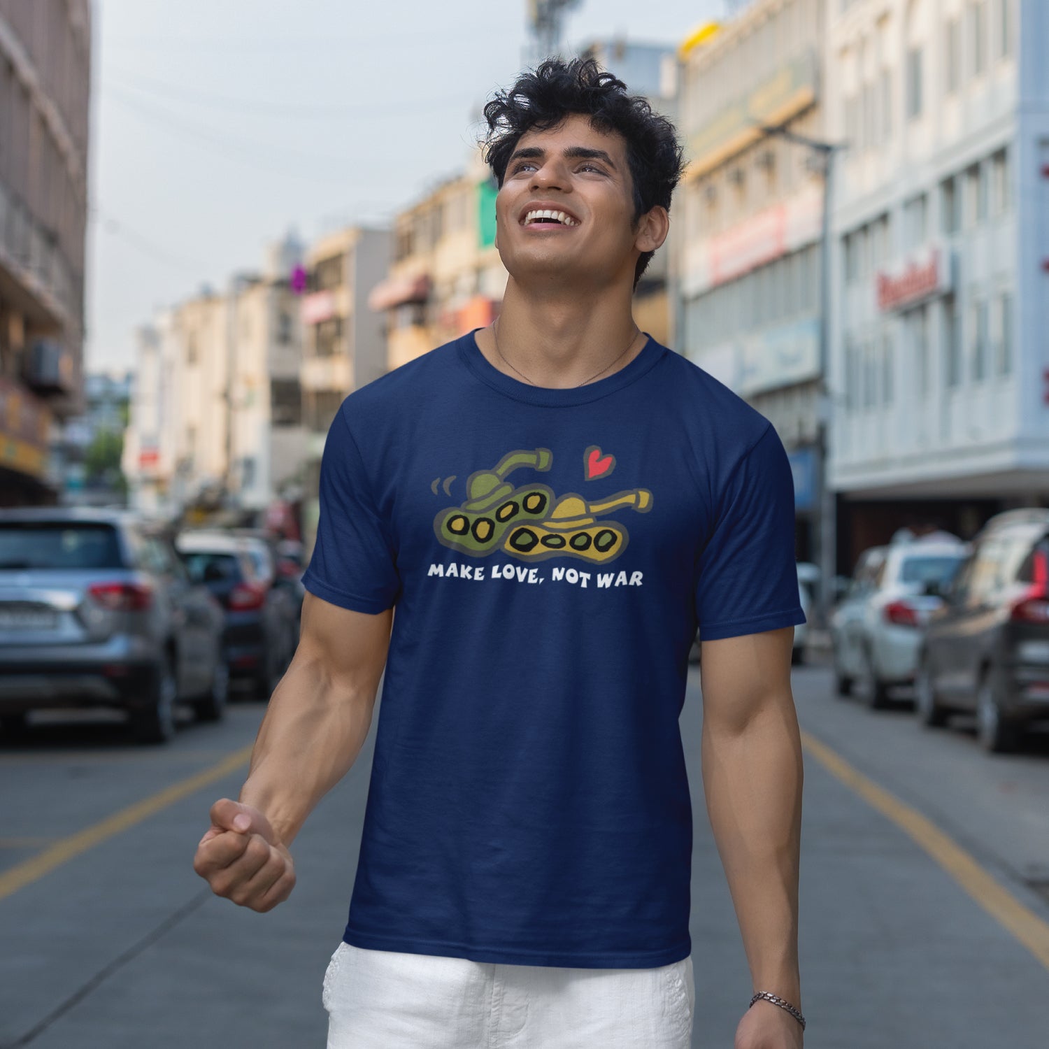 Make Love Not War 100% Cotton Unisex T-Shirt Everyday Casual Wear Original Since 1997 Shipping Globally