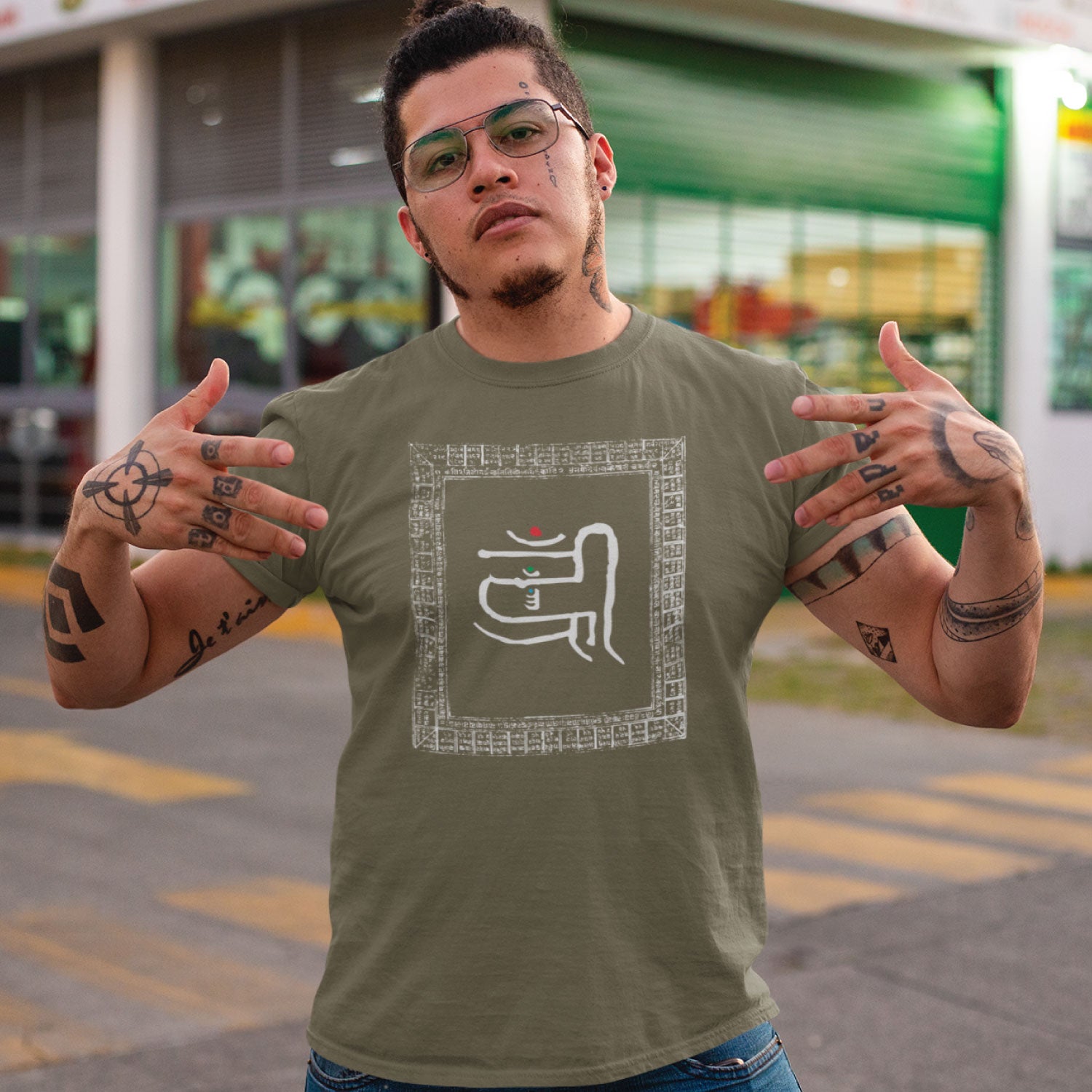Shlokas Men's Graphic Print Cotton T-Shirt Everyday Comfort Wear Original Since 1997 Shipping Globally