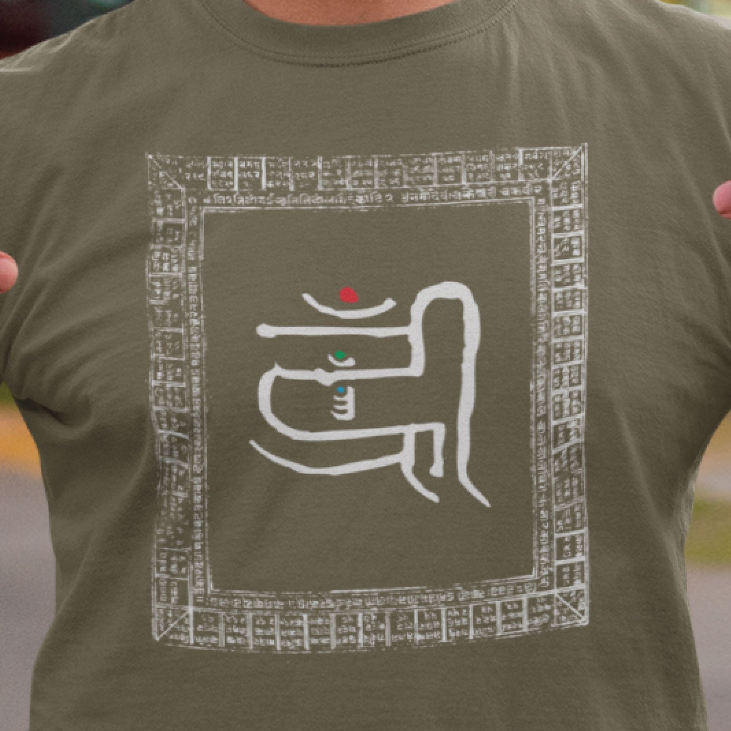 Shlokas Men's Graphic Print Cotton T-Shirt Everyday Comfort Wear Original Since 1997 Shipping Globally