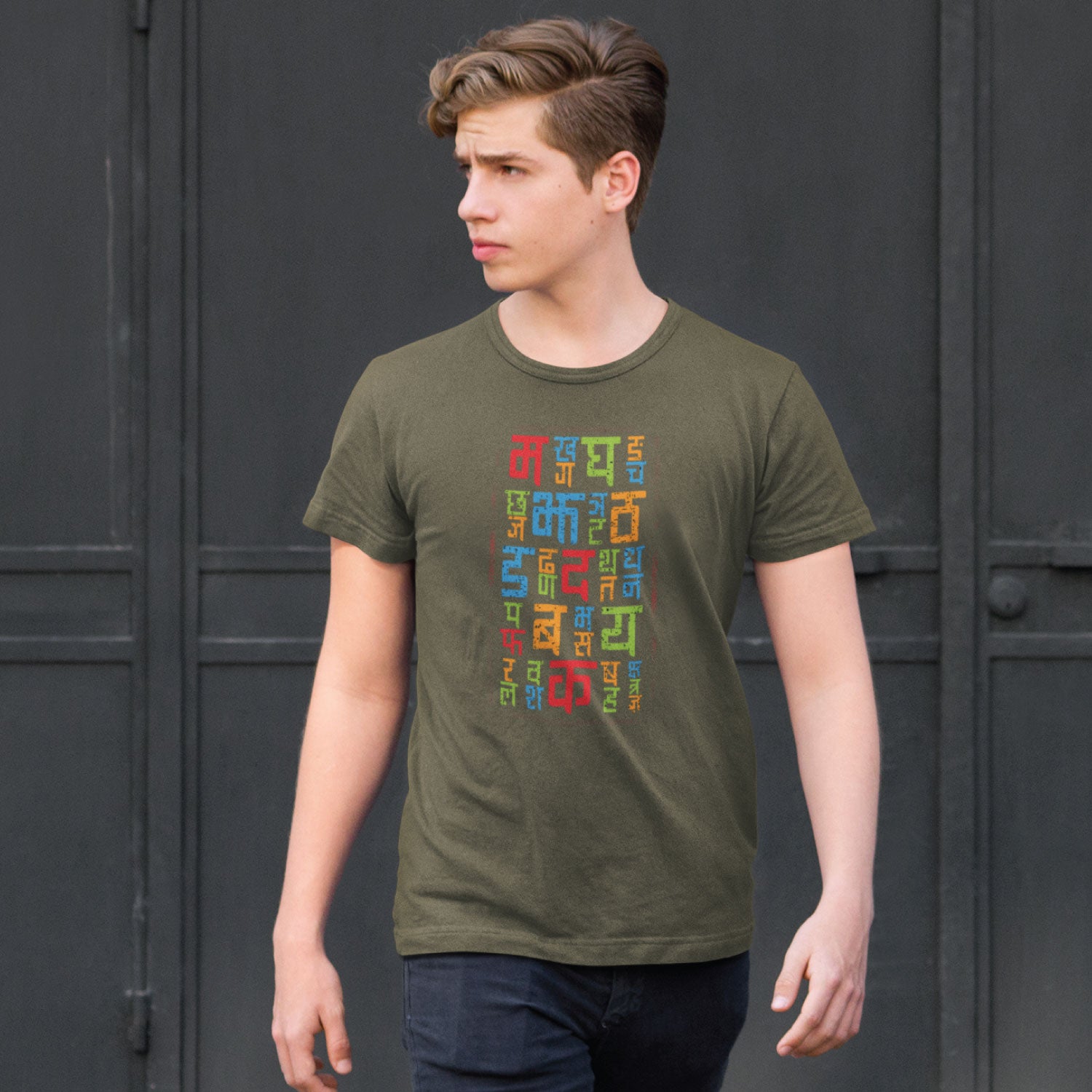 Alphabets Men's Graphic Print Cotton T-Shirt Everyday Comfort Wear Original Since 1997 Shipping Globally