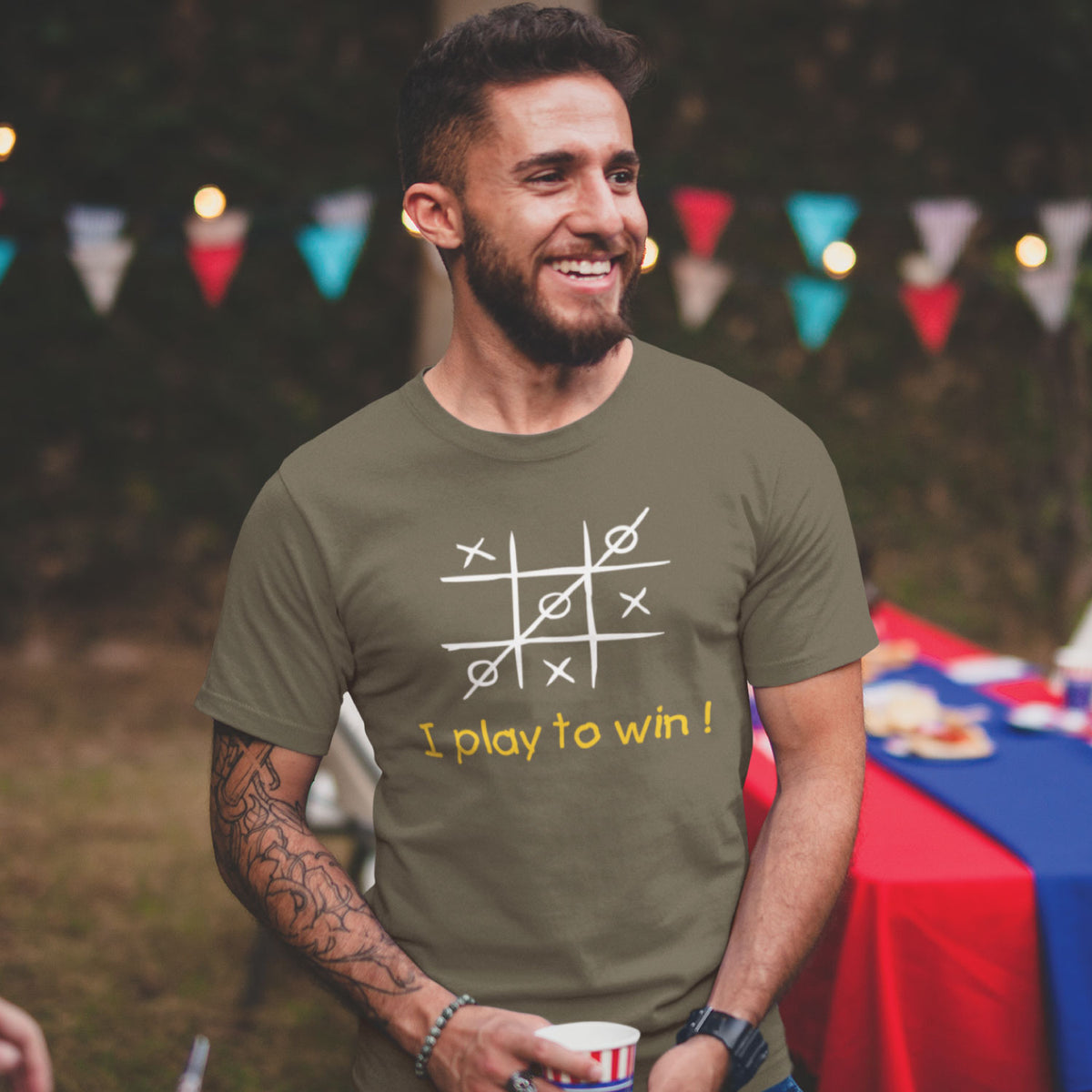 "Play to Win" Graphic Printed T-Shirt | Tantra T-Shirts