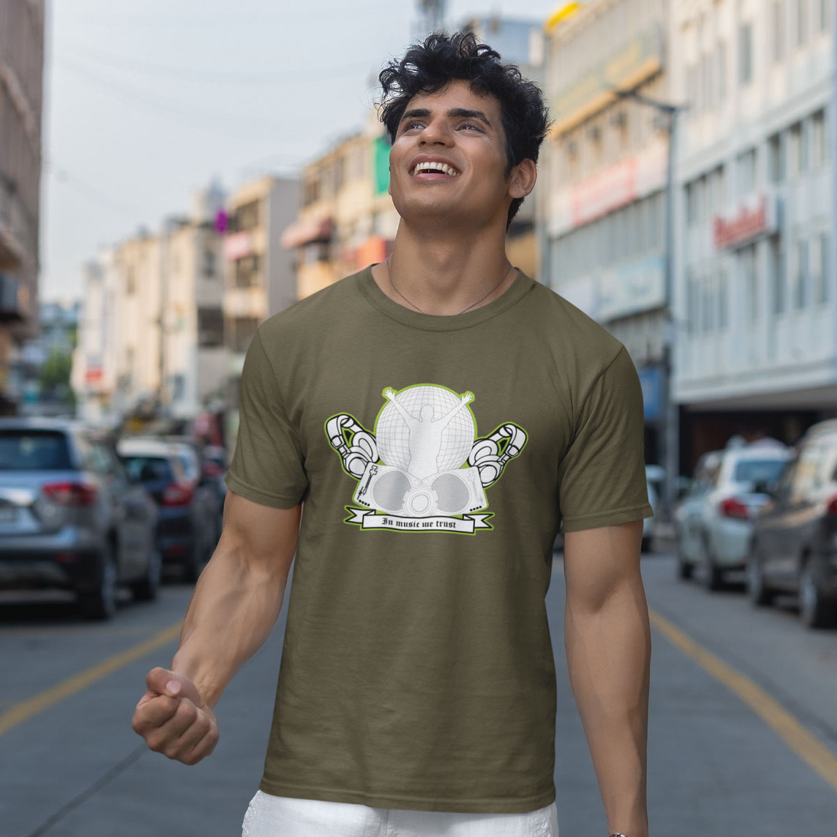 Music Trust Graphic Printed T-Shirt | Tantra T-Shirts
