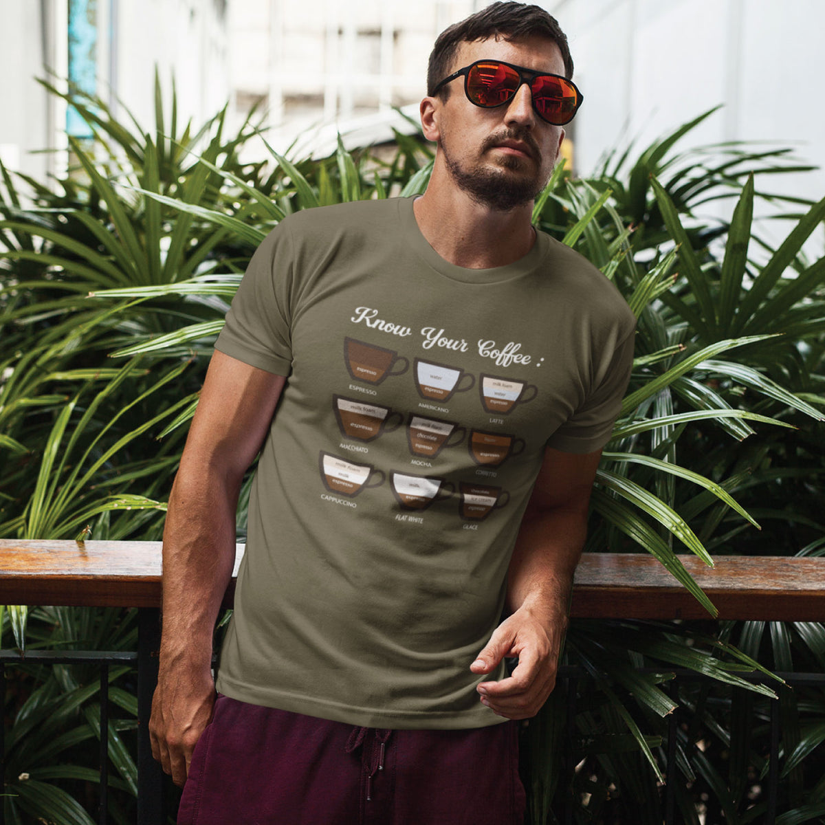"Know Your Coffee" Graphic Printed T-Shirt | Tantra T-Shirts